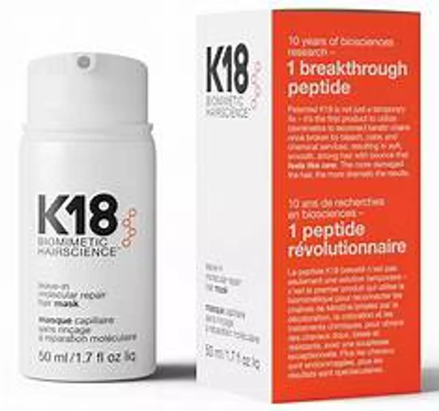 K18 Leave-In Molecular Repair Hair Mask image