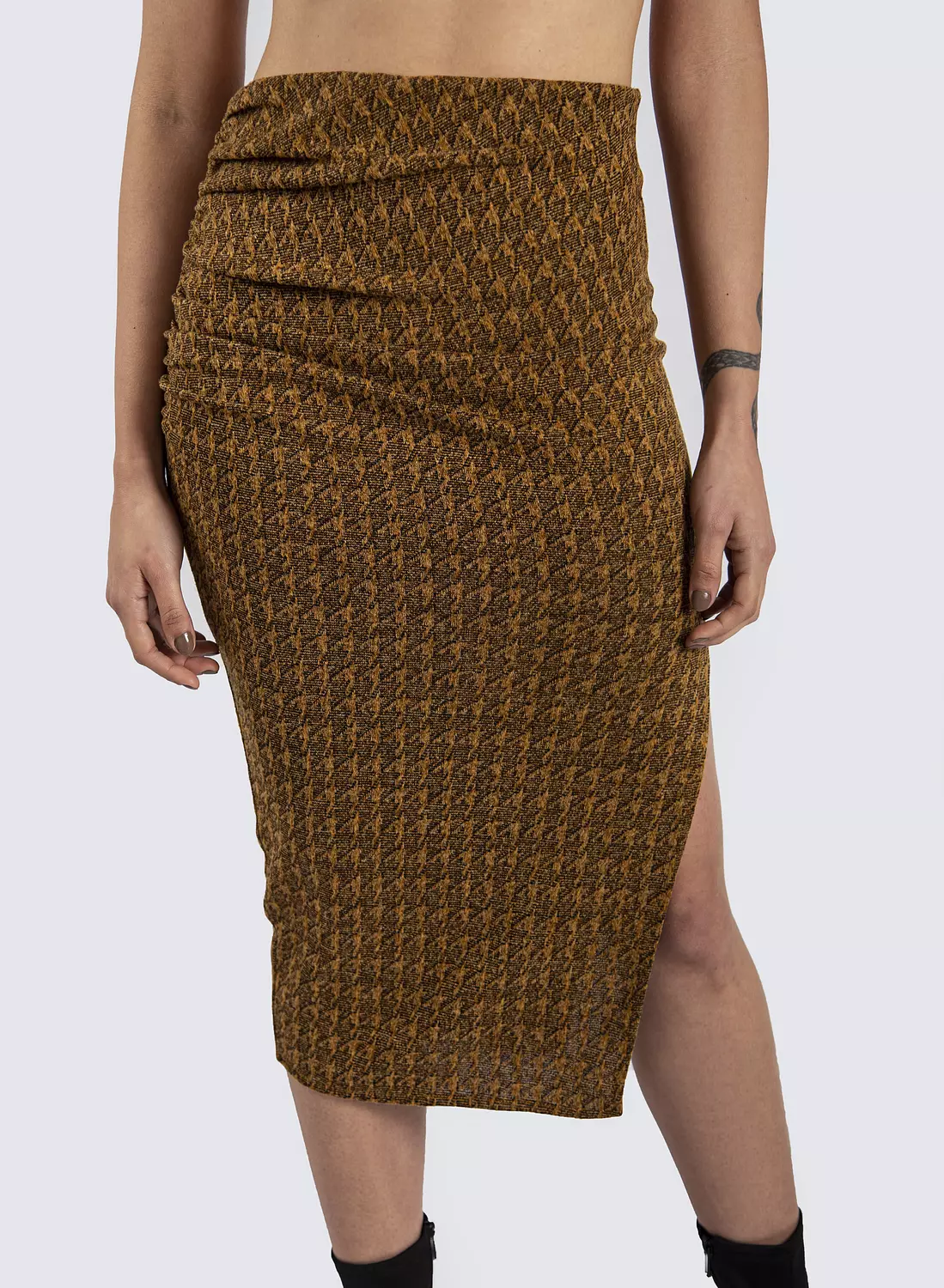 Wool Skirt With Slit  image