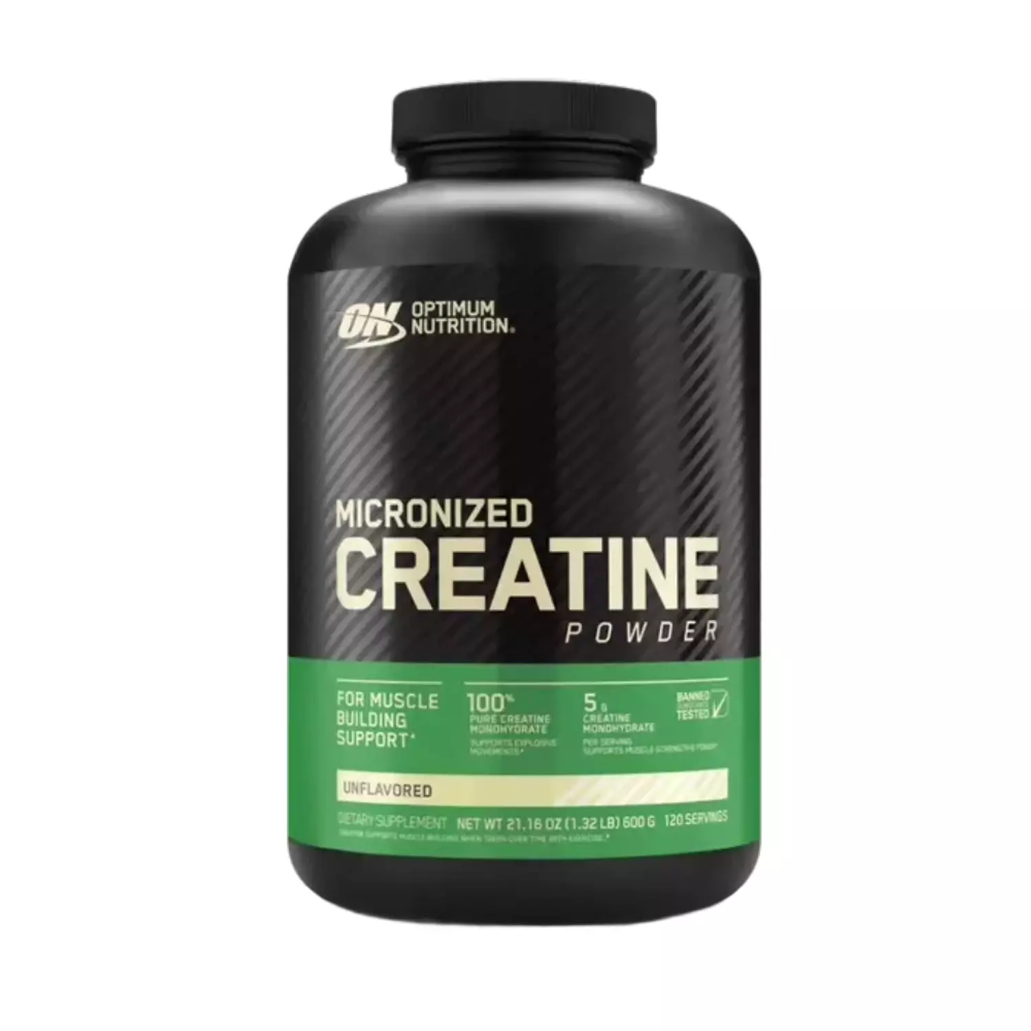 Optimum Nutrition, Creatine Micronized, 600g, 120 Servings image