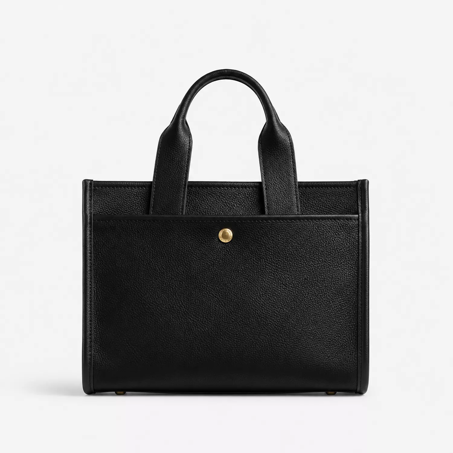 Coach Cargo Tote Bag 26 leather in black 5