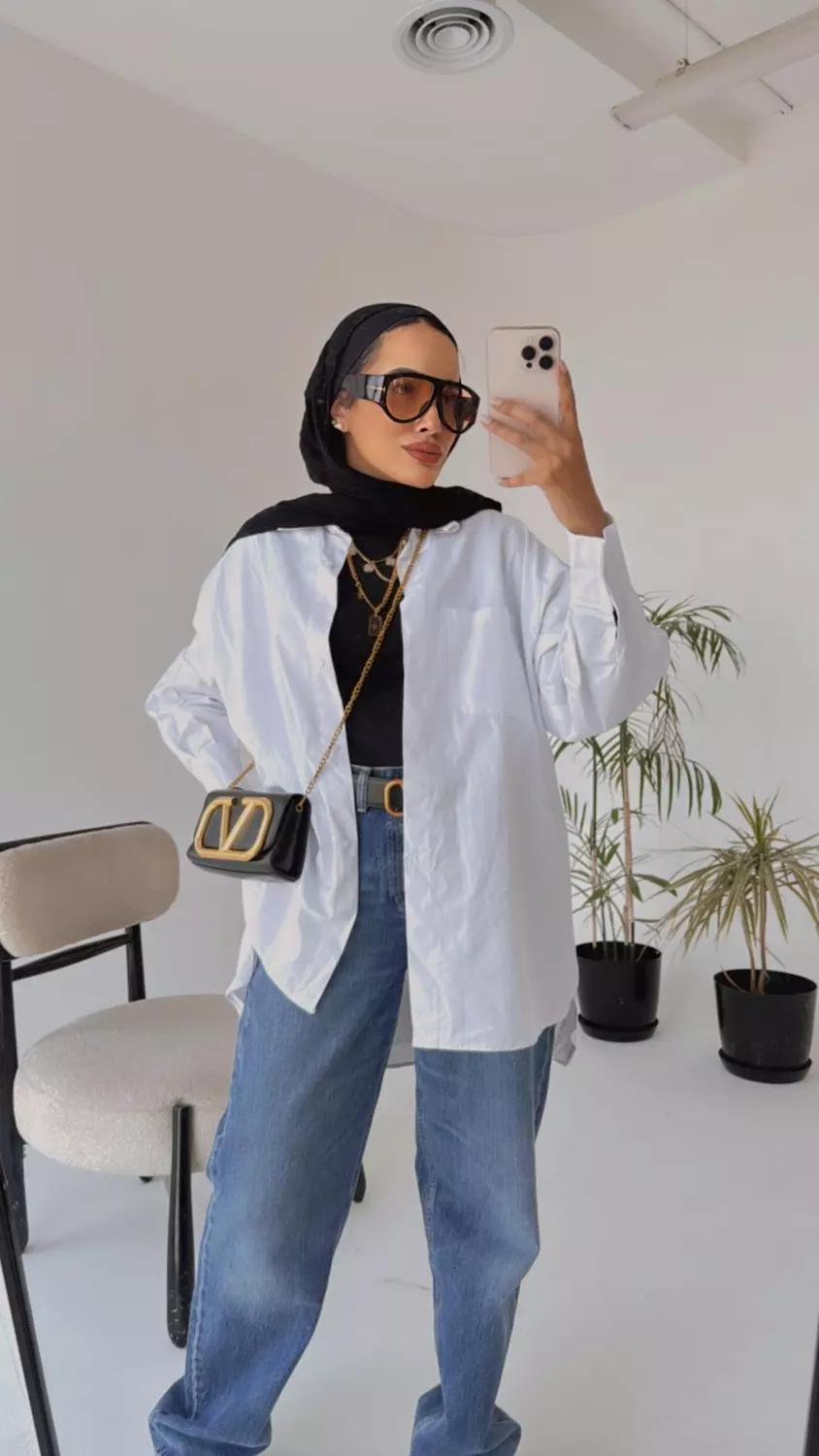 Oversized Gabardine Shirt 2