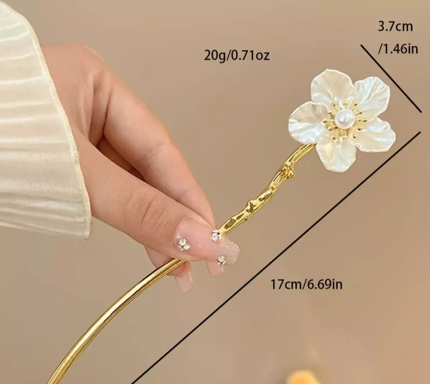 Hibiscus Flower Hairpin 2