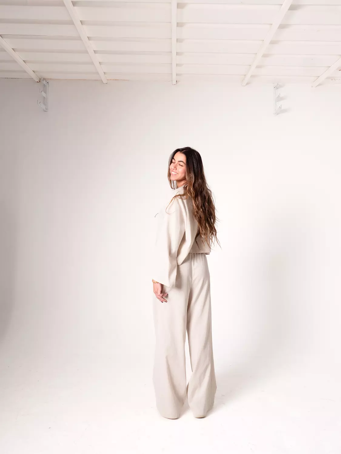 Beige Linen Set 1
