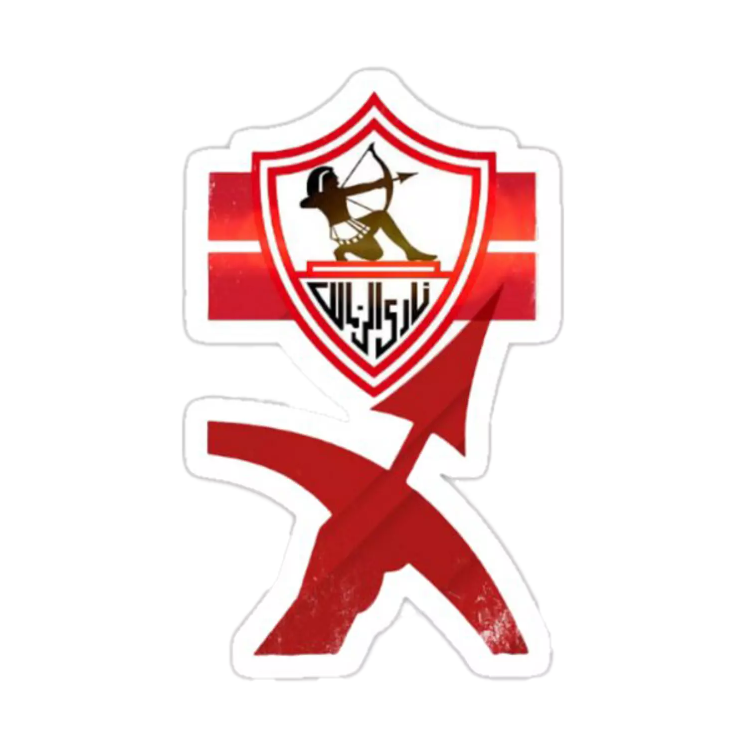 Zamalek Arrow Sticker image