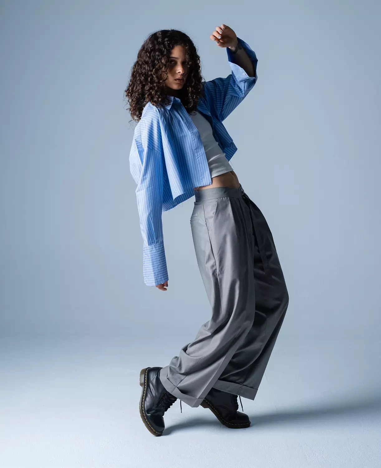 Aleron Blue-striped shirt  image