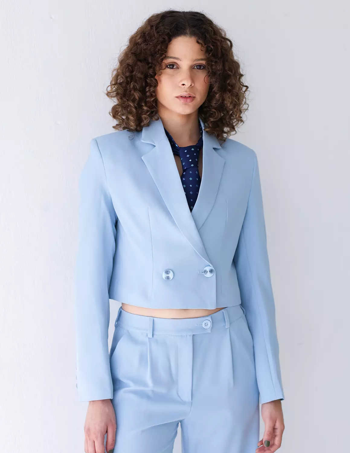  Sky Whisper cropped blazer image