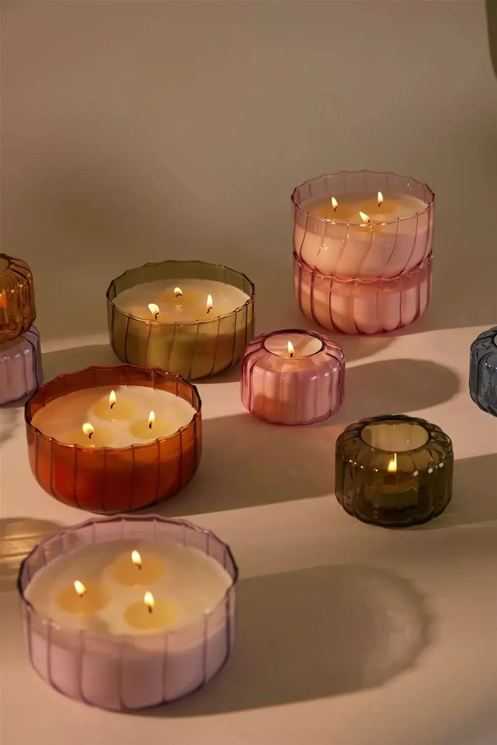 Lilies candle set  4