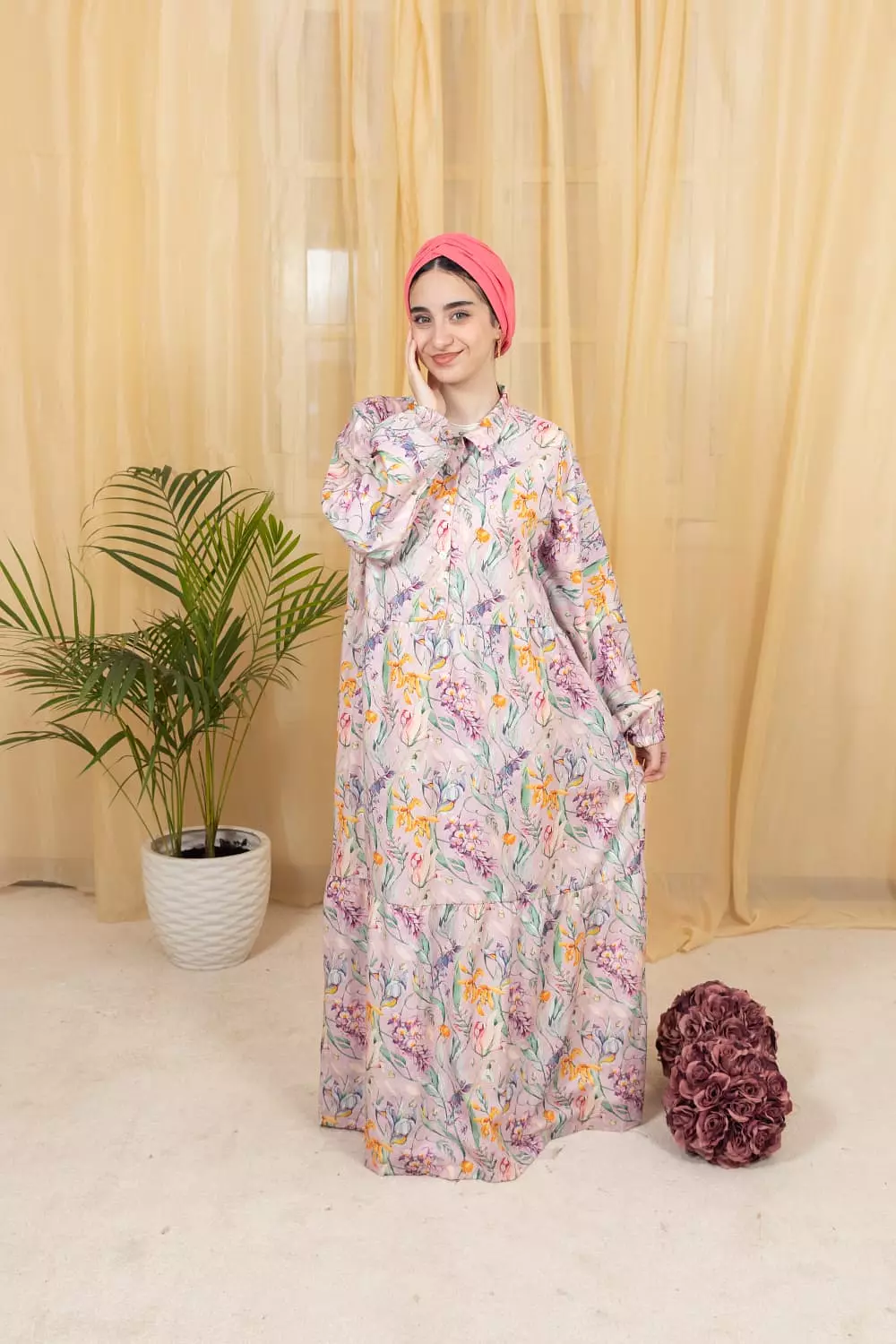  Linen viscos dress1 1