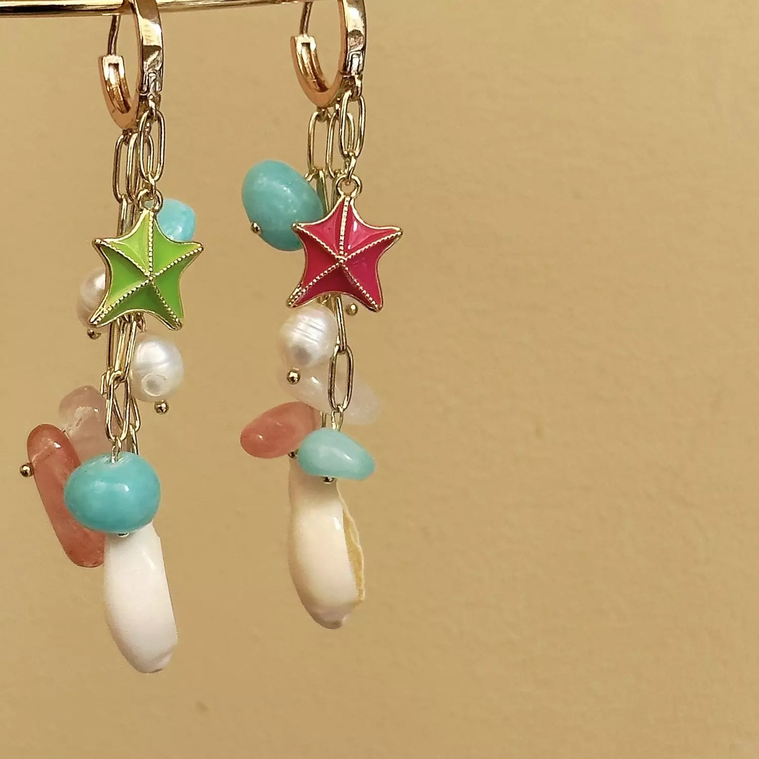 Star-Shelly Earrings  image