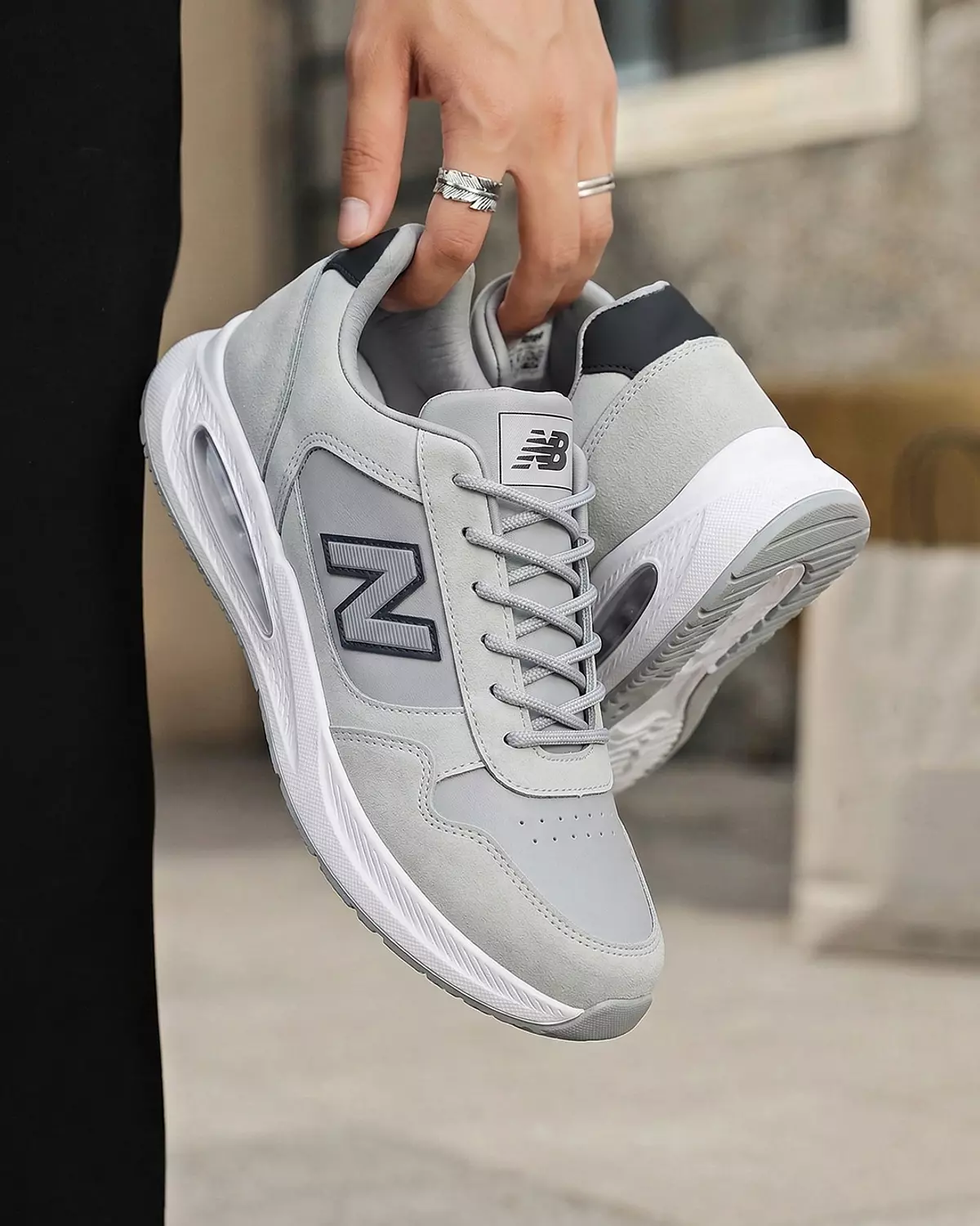 Big Size Men’s New Balance Shoes - Gray image