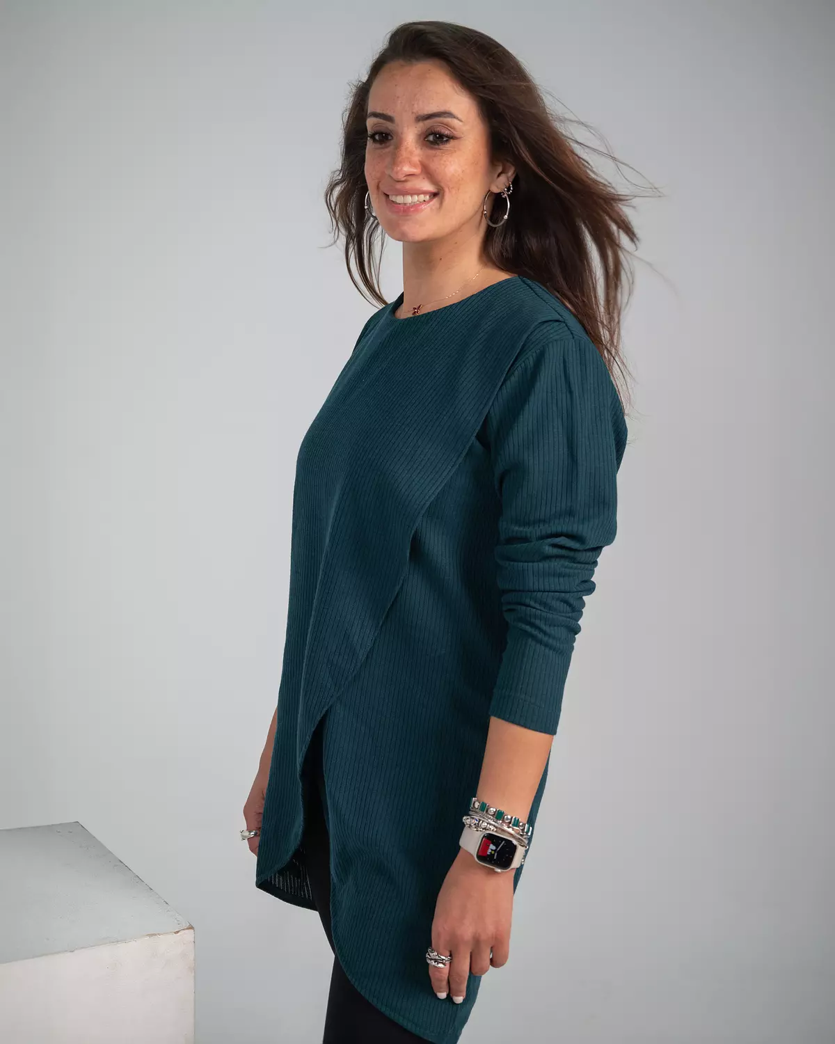 Cross Flow Tunic Jade image