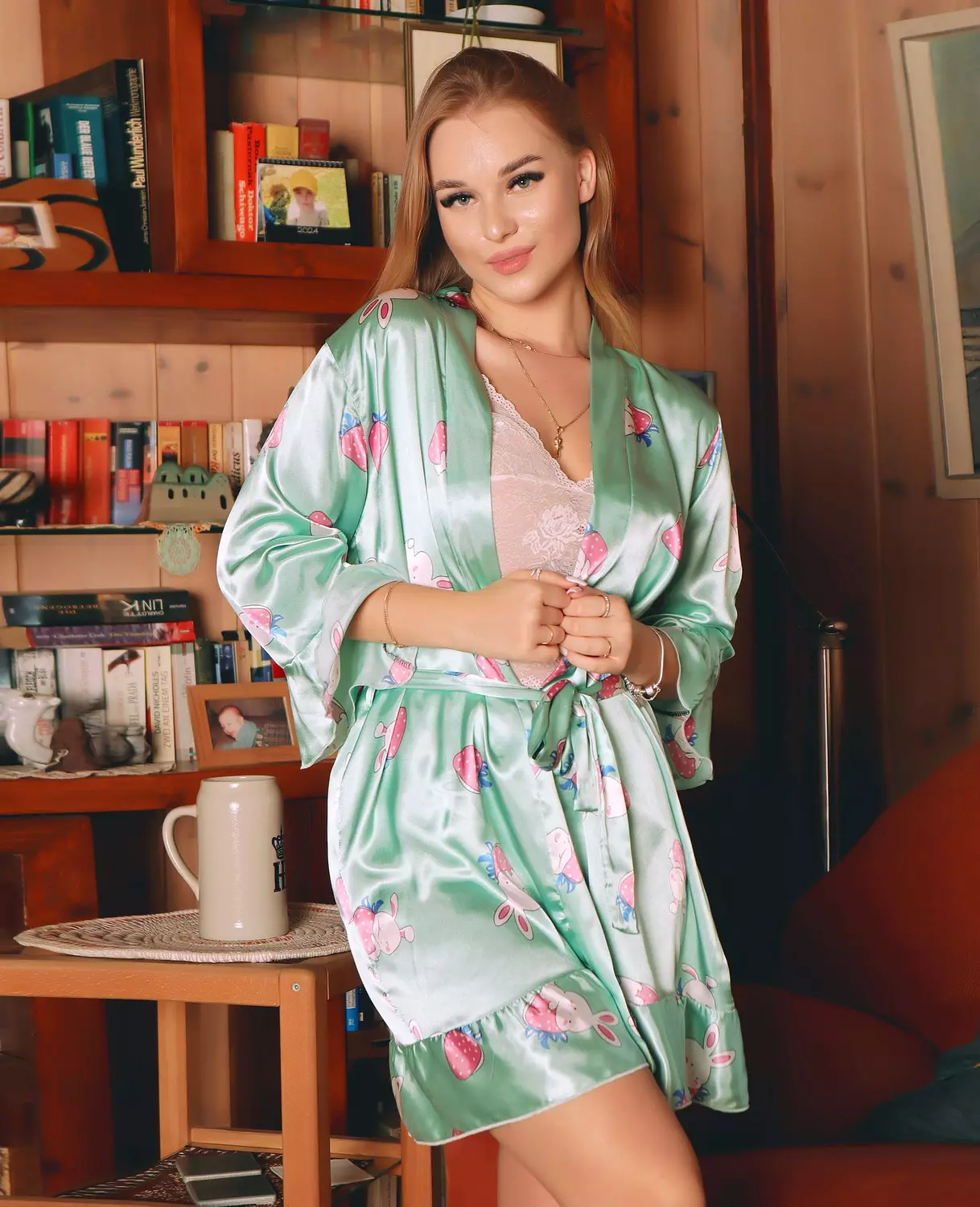 3-Piece Satin Robe Set 5