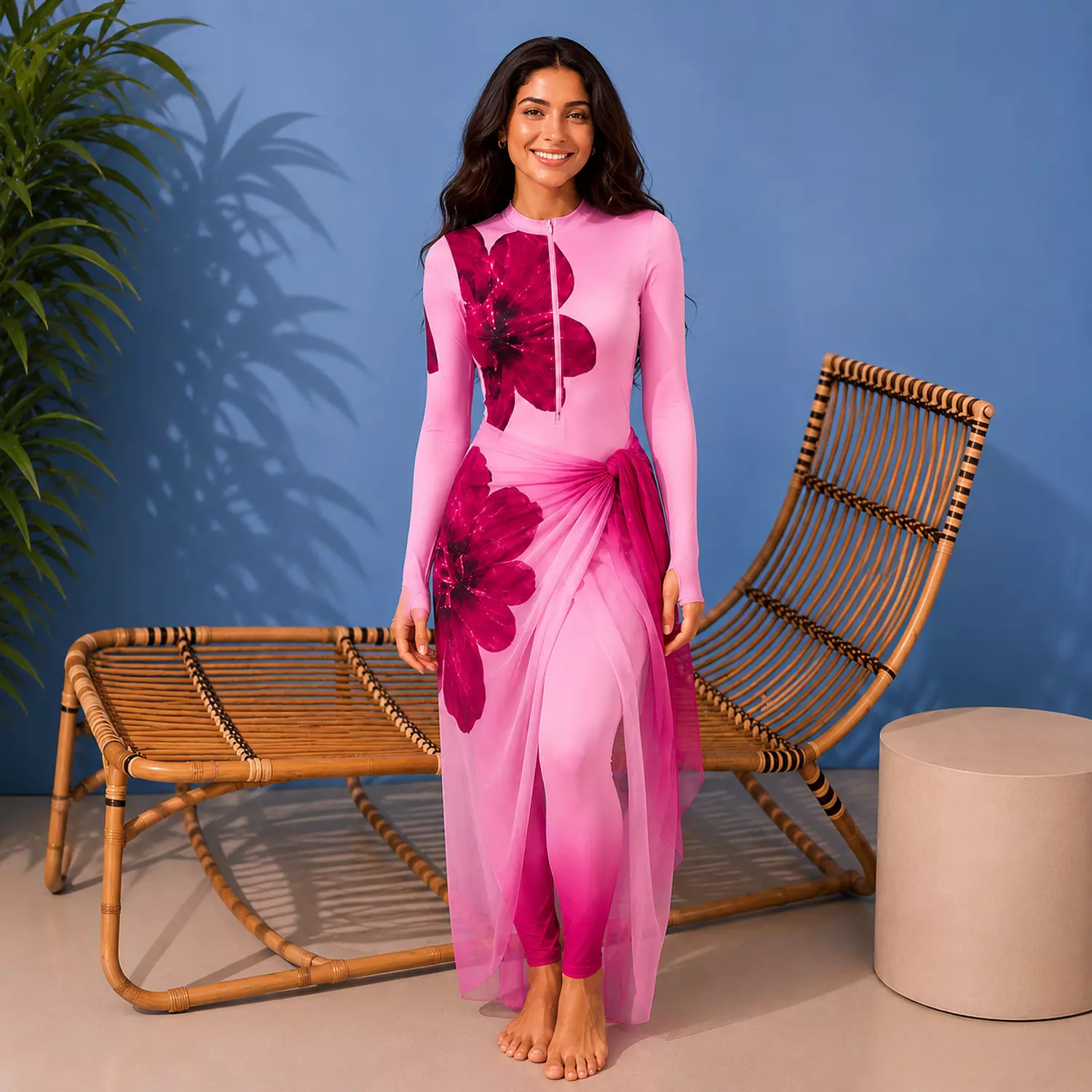 Rose Wave Burkini image