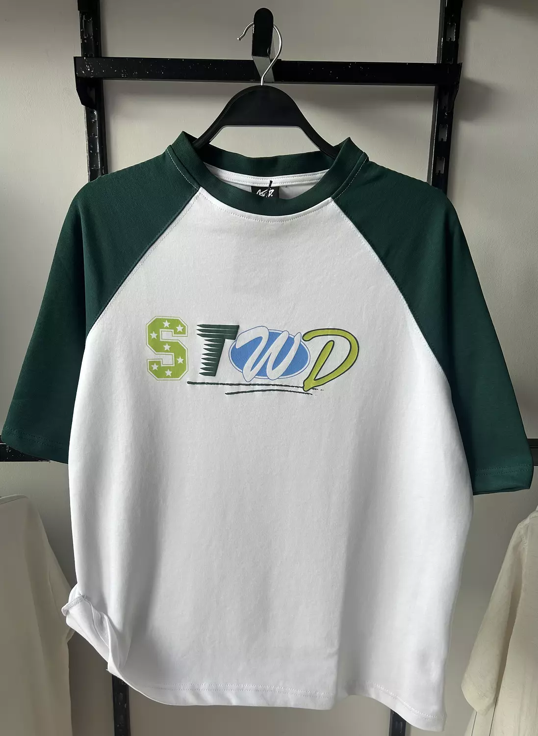 PULL&BEAR - HVID RAGLAN -T-SHIRT  5