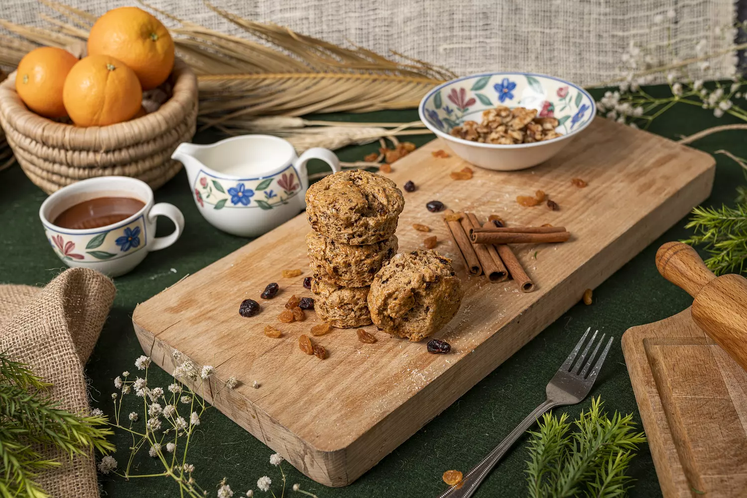 Cinnamon Raisin Tea Scones image