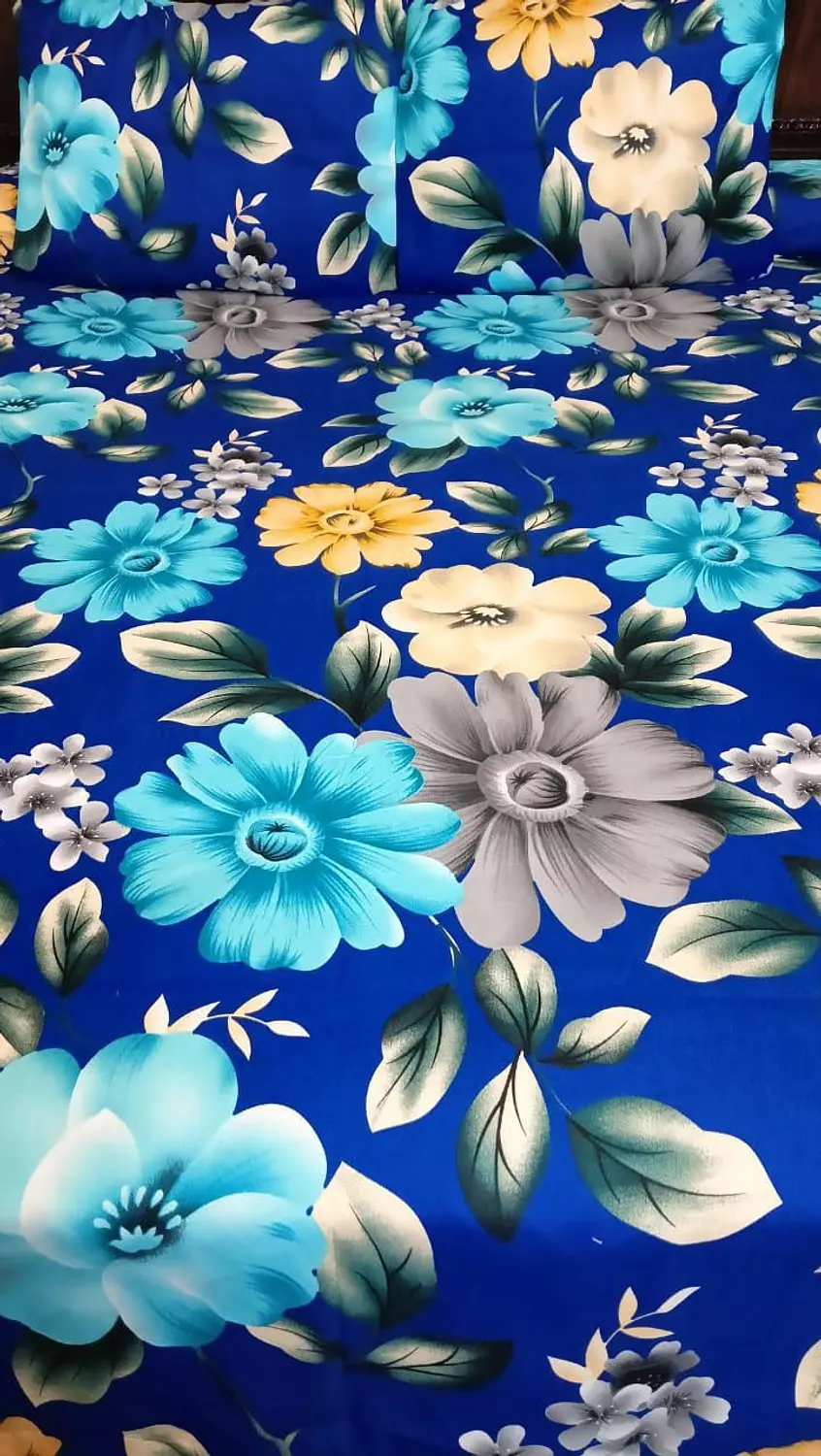 Flowers Turkish cotton sheet set  hover image