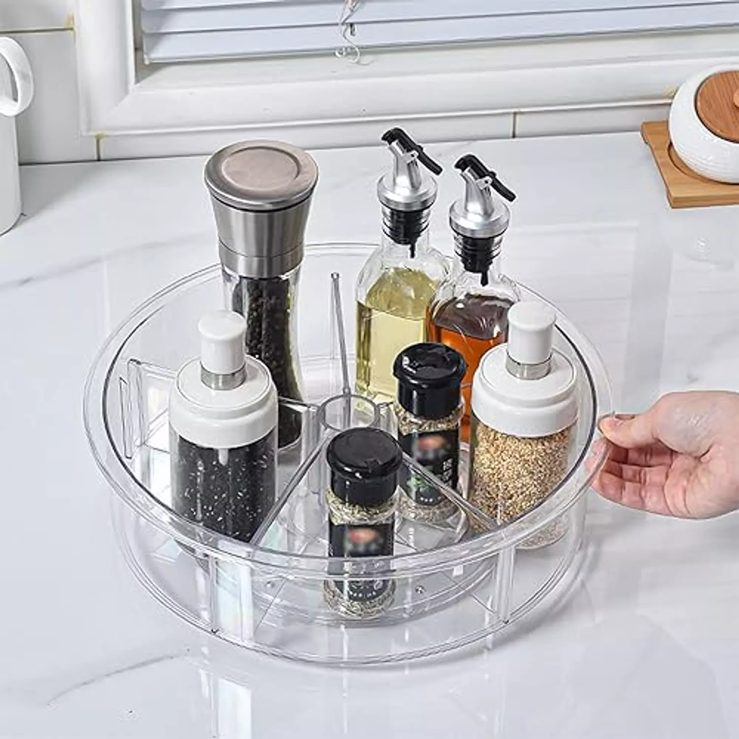 Round Rotating Organizer-removable 5 parts - large | Make Room