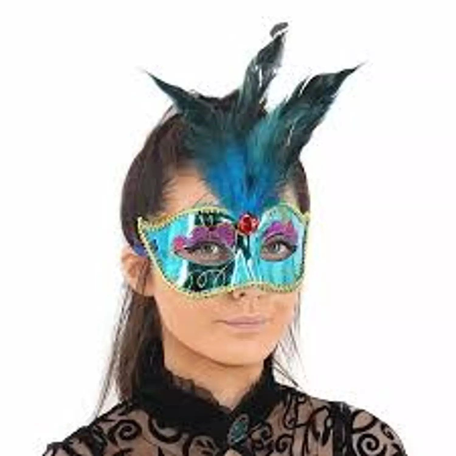 Feather eye mask 2