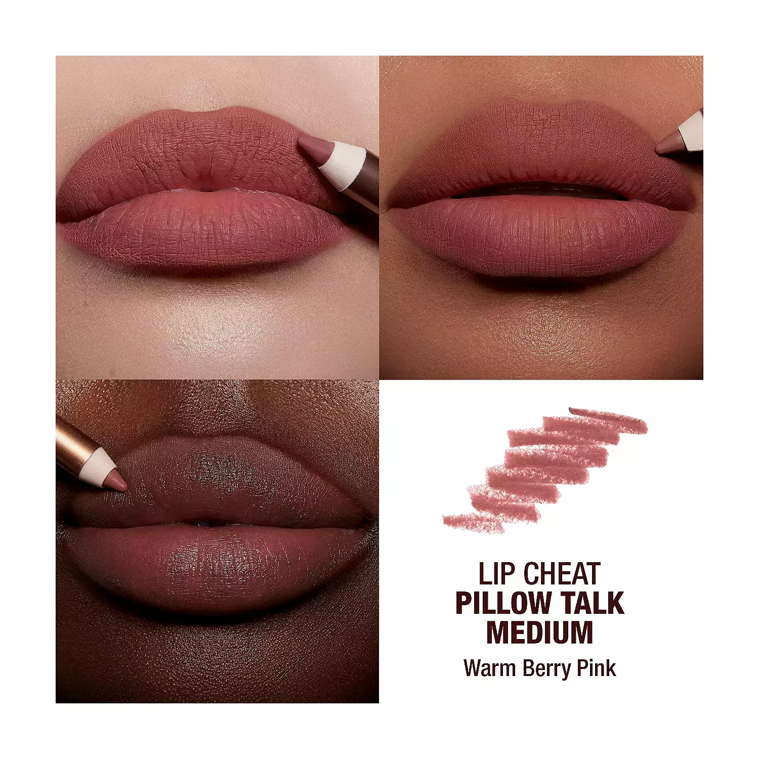 Charlotte Tilbury Mini Iconic Lip Cheat Lip Liner Trio 6