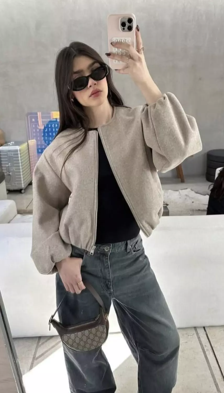 Bombered wool jacket 3