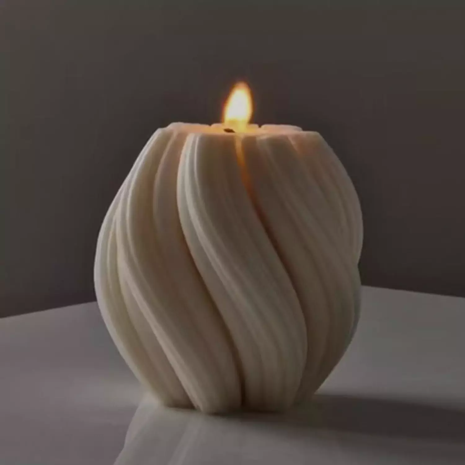 Twisted Spiral Scented Candle image