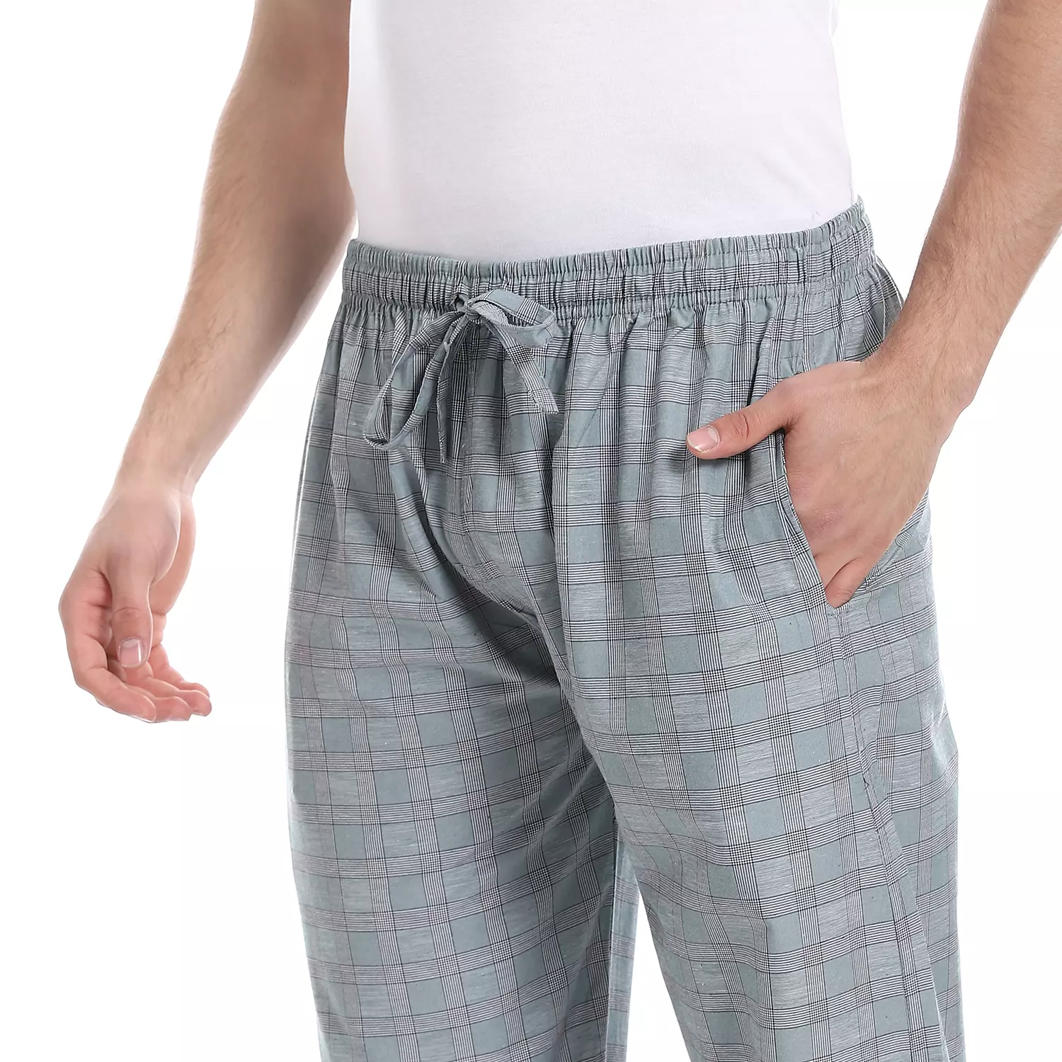 Shorto Pajama Pants - Green * Grey - 4042 2