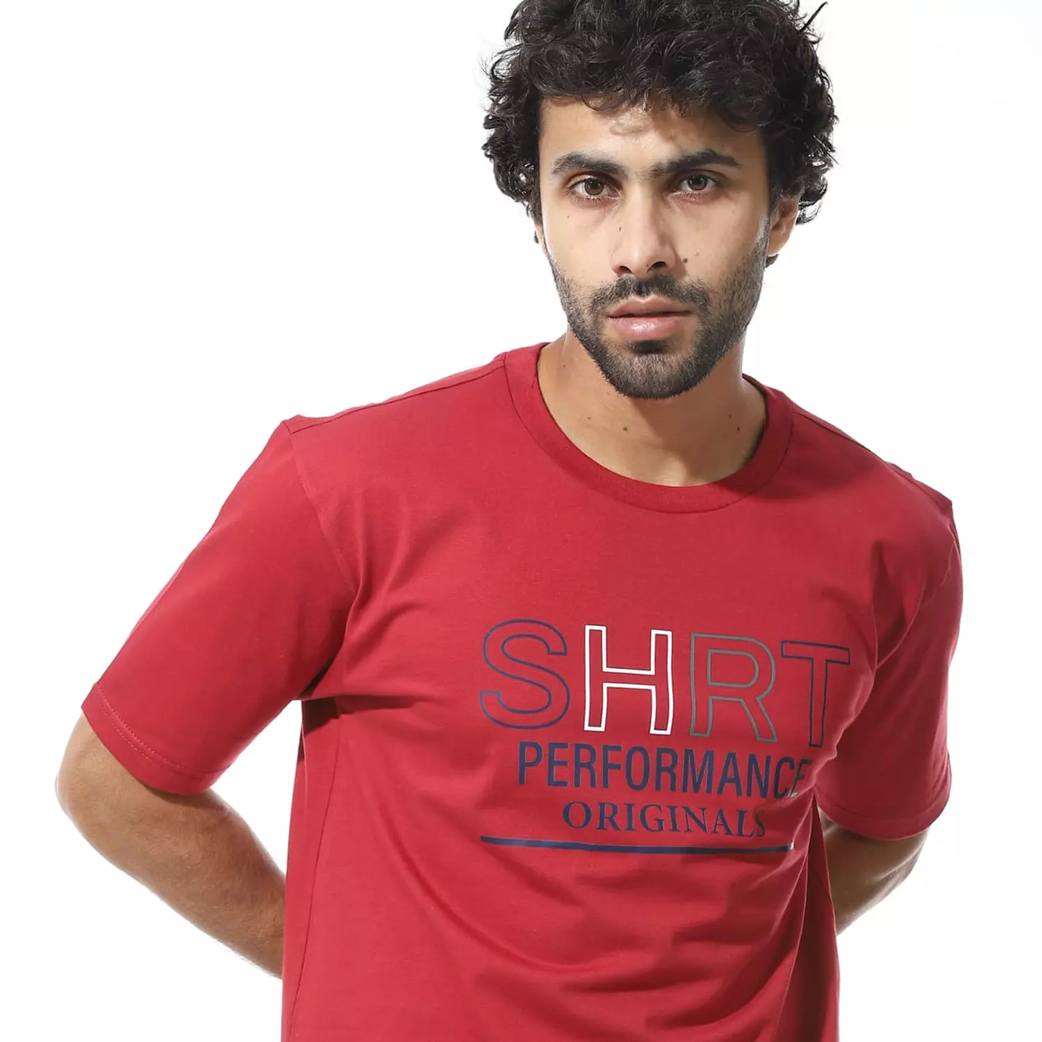Men Printed Training Short Performance - 2685 - Maroon 2