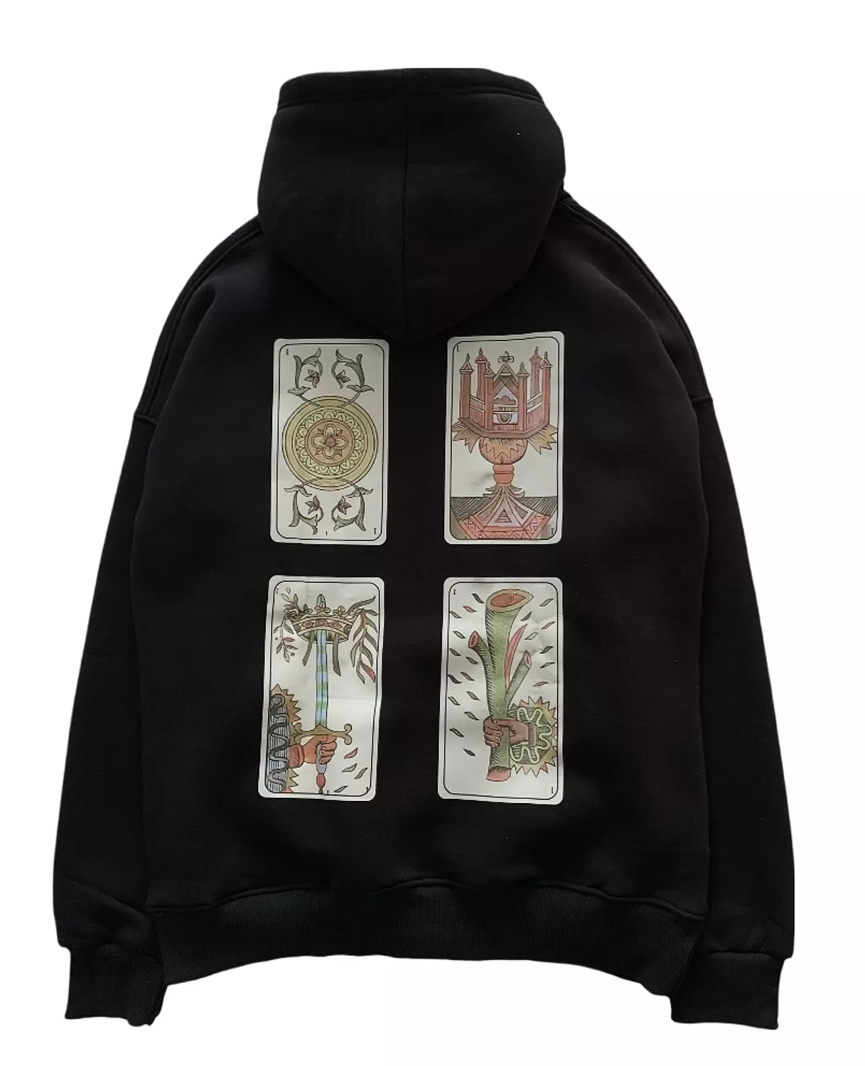 Print hoodie With Slogan 1