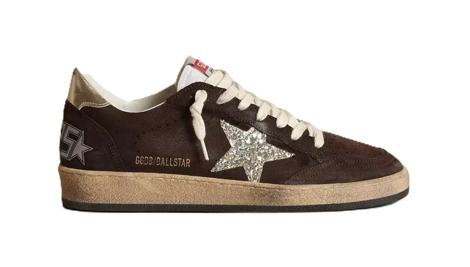 Golden Goose Ball Star Leather in Brown image