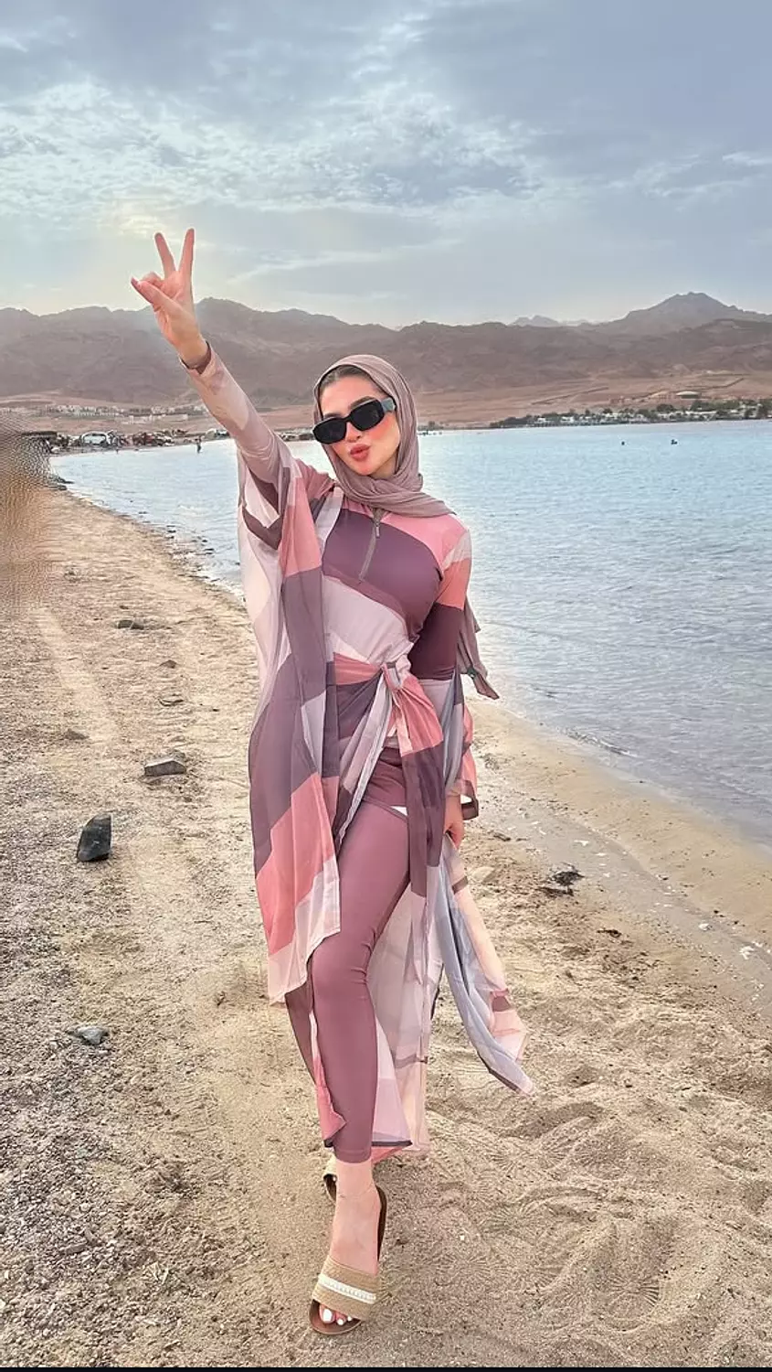 Shades of brown burkini  12