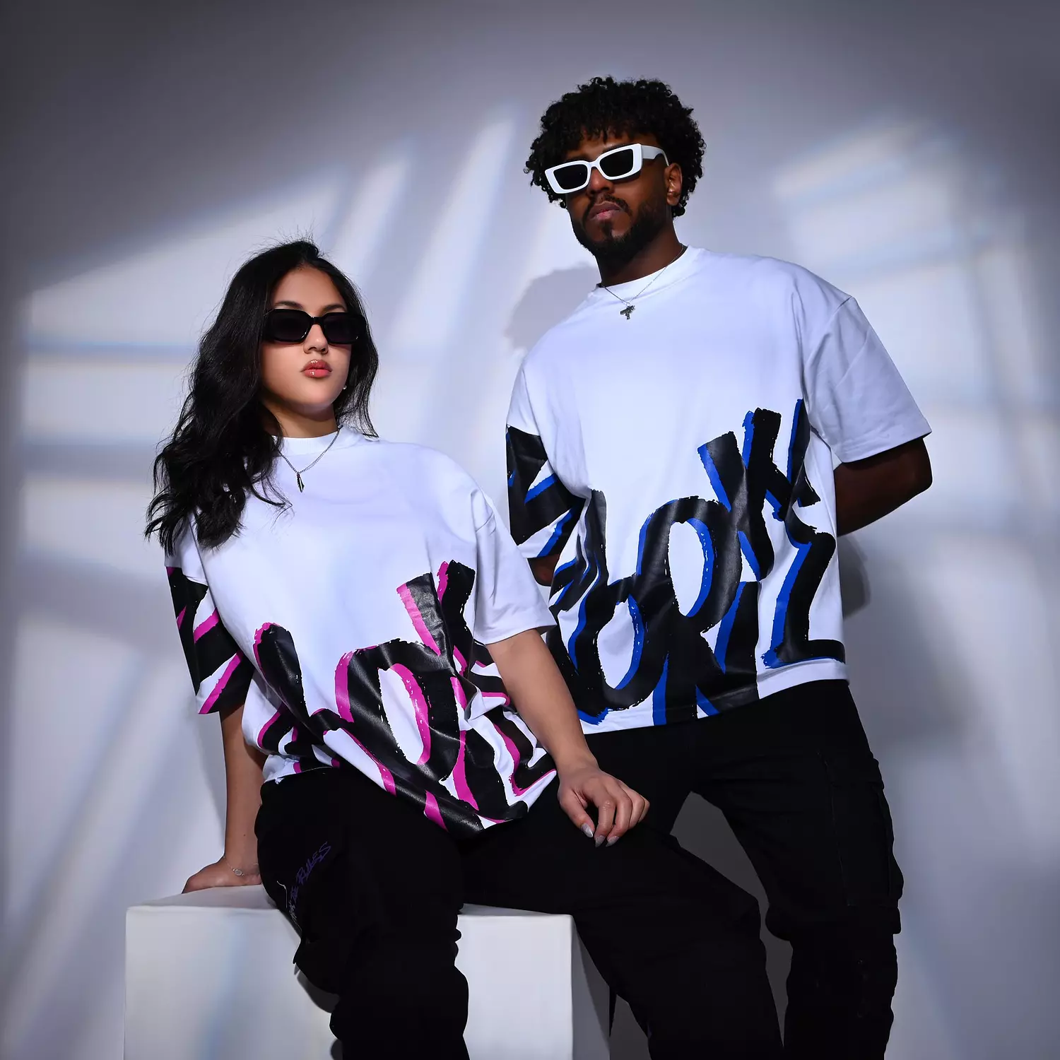 Moonwalk White x Blue Tee hover image