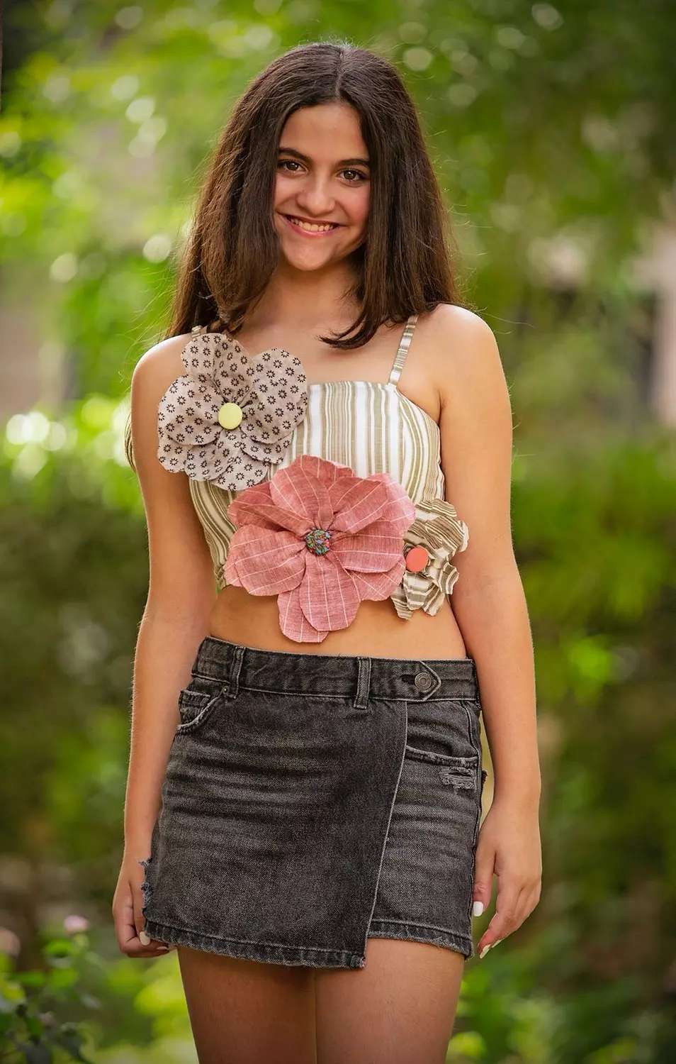 Handmade Flower Pin – Multicolor image
