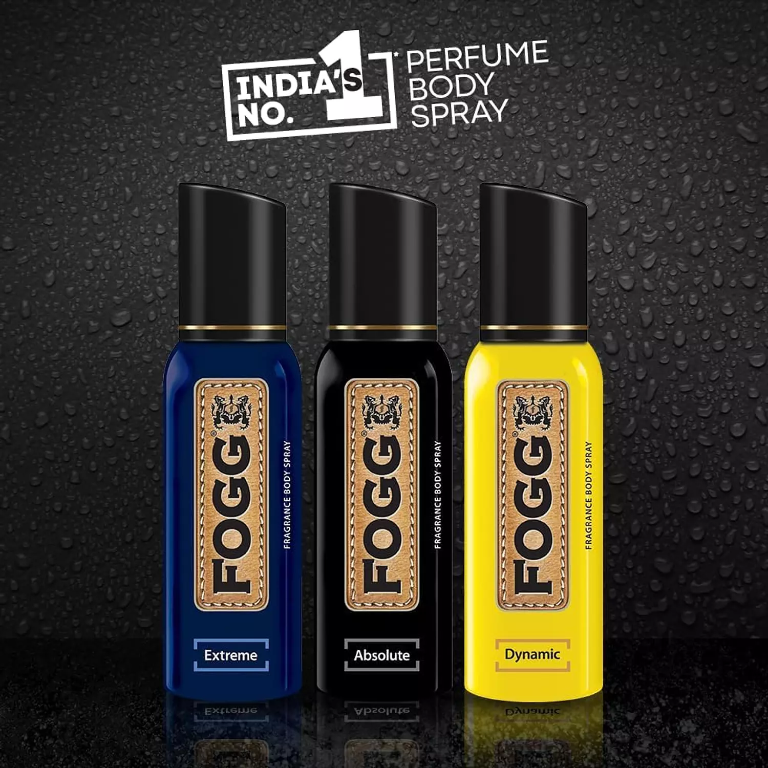 FOGG ABSOLUTE PERFUME SPRAY -BLACK-120ML 5