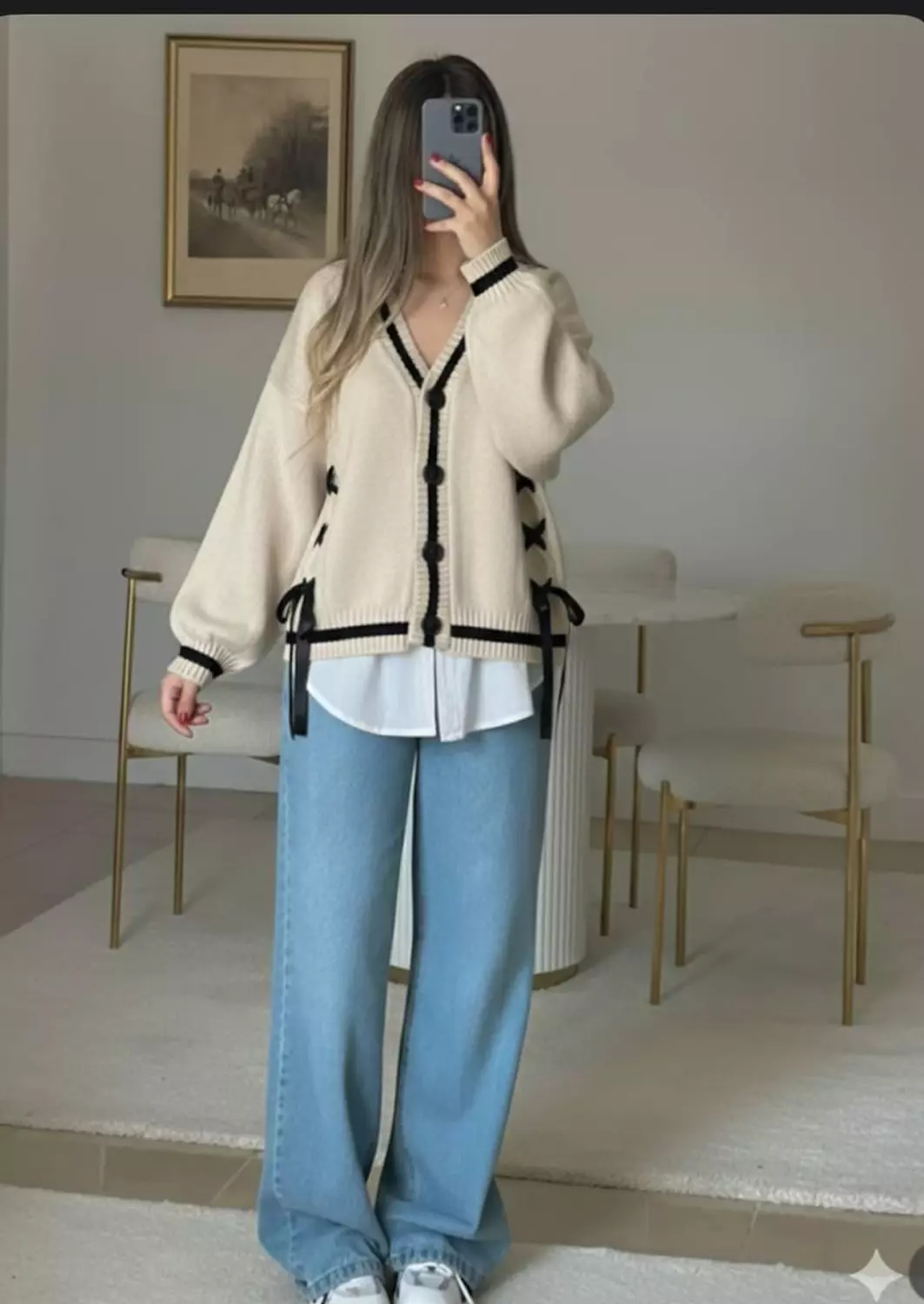 buttoned Wool Sweater  image