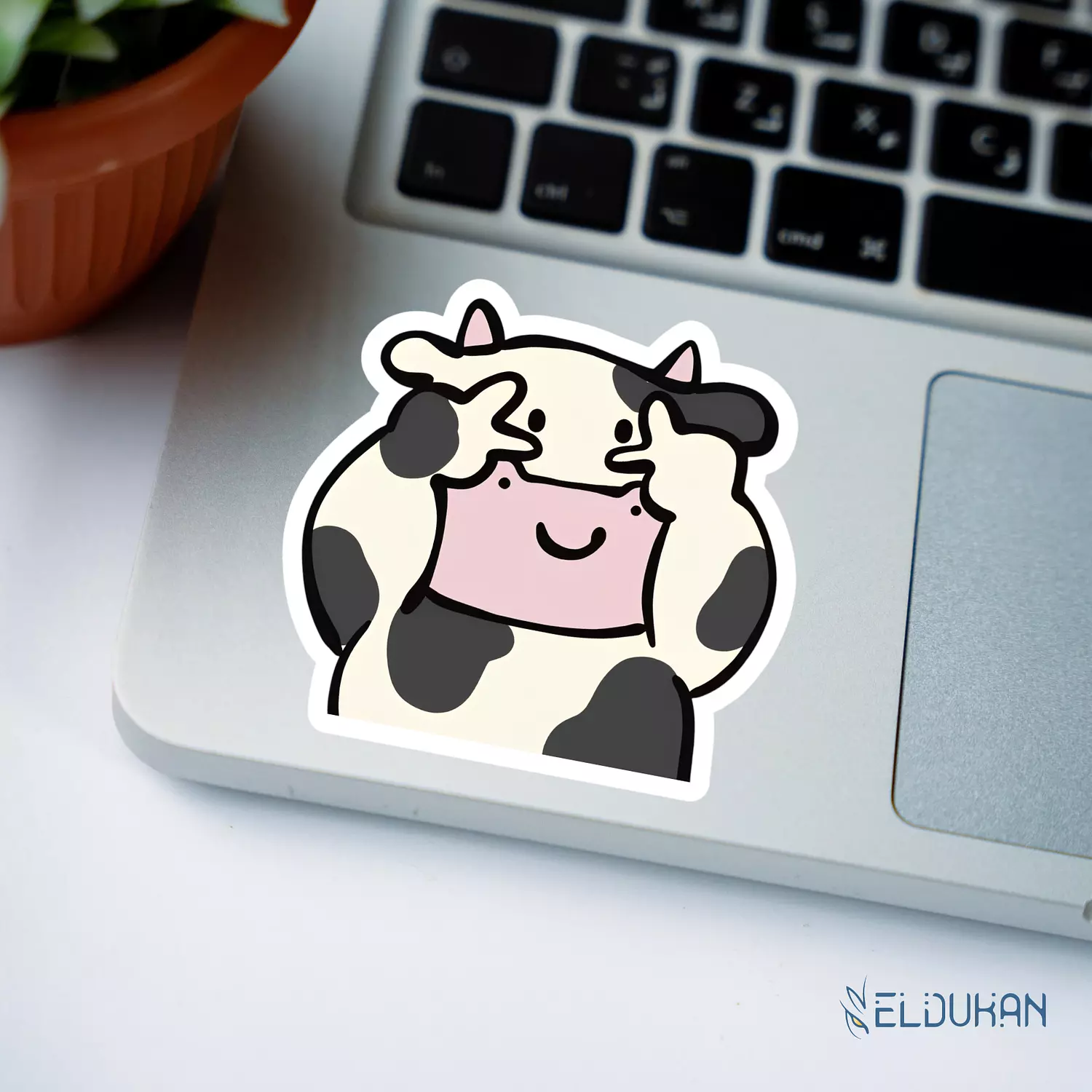Cow sticker image