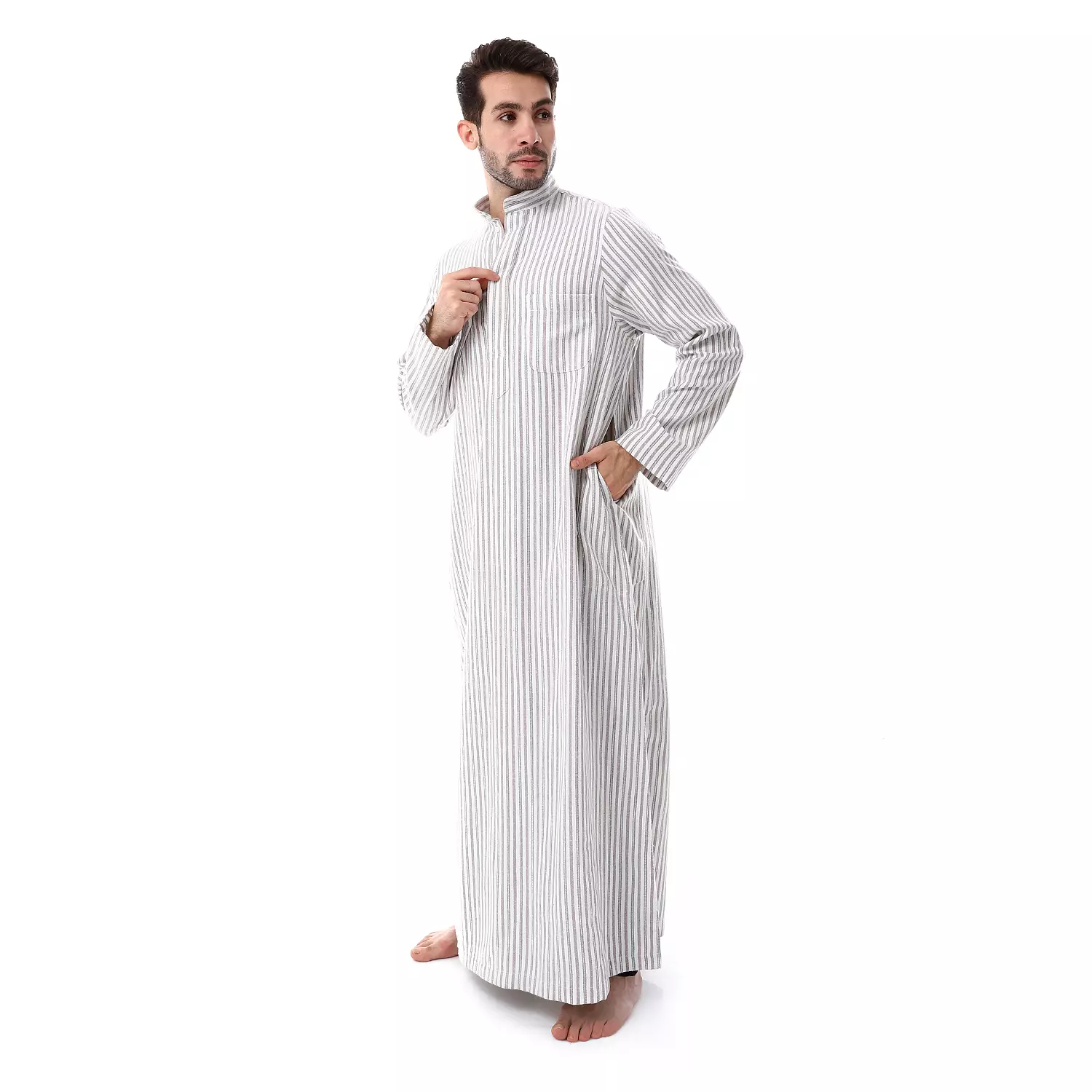 Shorto جلابيه رجالي كستور -24 -3 - بيج / رمادي / أبيض - 2341 hover image
