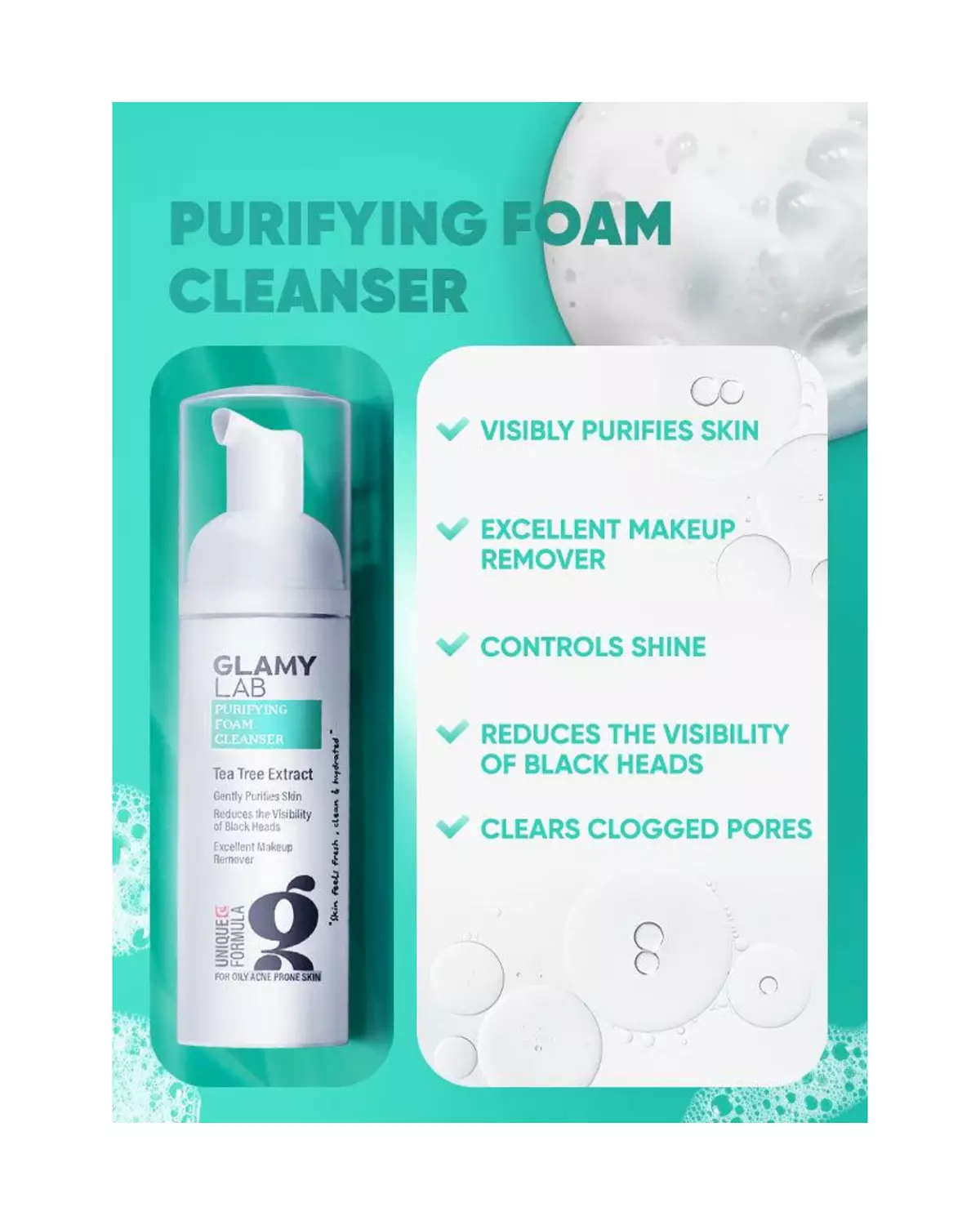 Glamy Lab Purifying Gel Cleanser - 150 ml  1