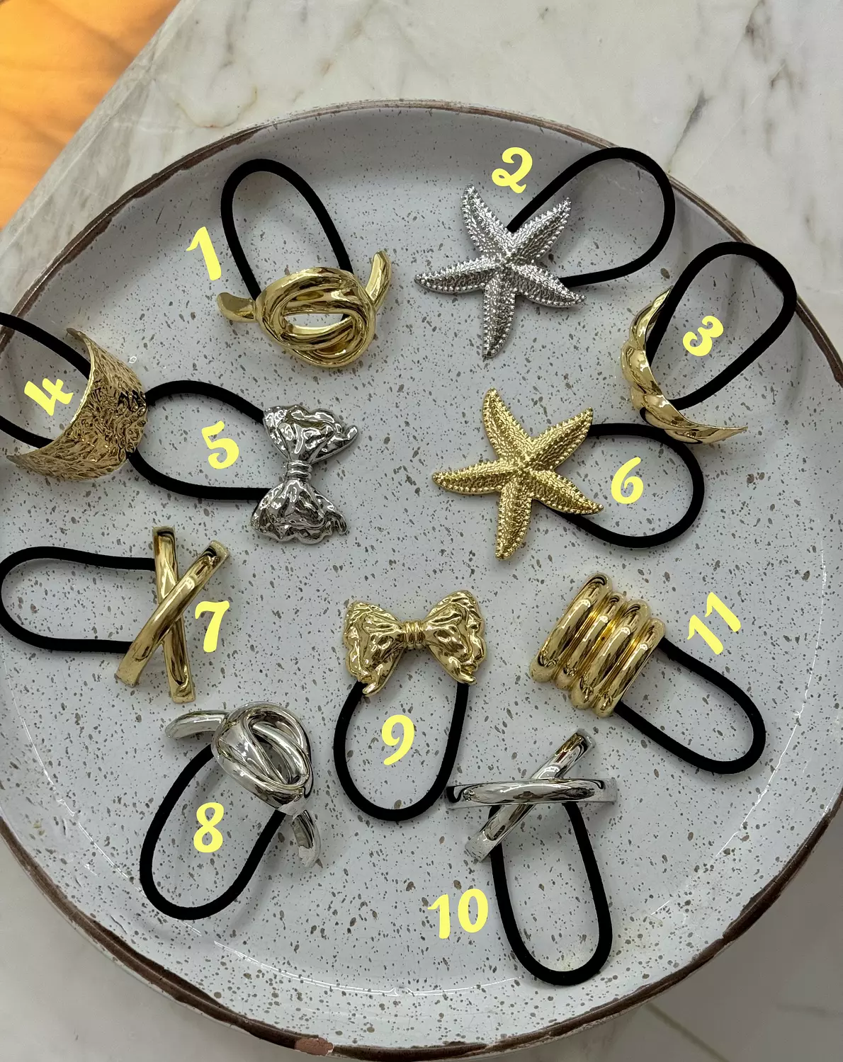 Gold scrunchie 24 image