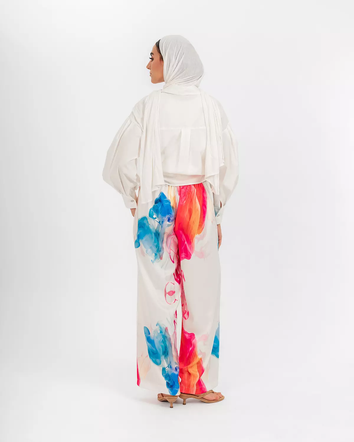 Fuchia Multi Pants 2