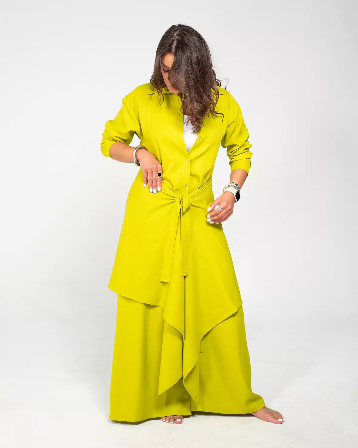 Muse layers 2 in 1 dress(kiwi) image