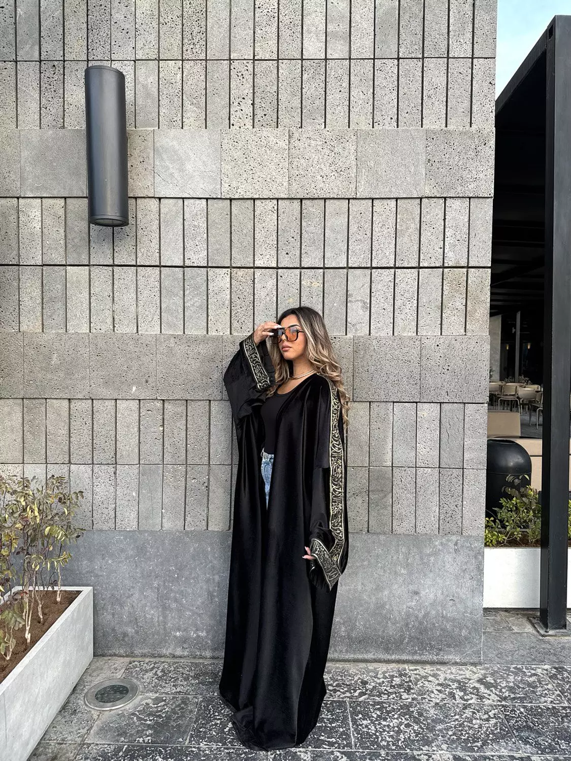 Velvet Black Kaftan 3