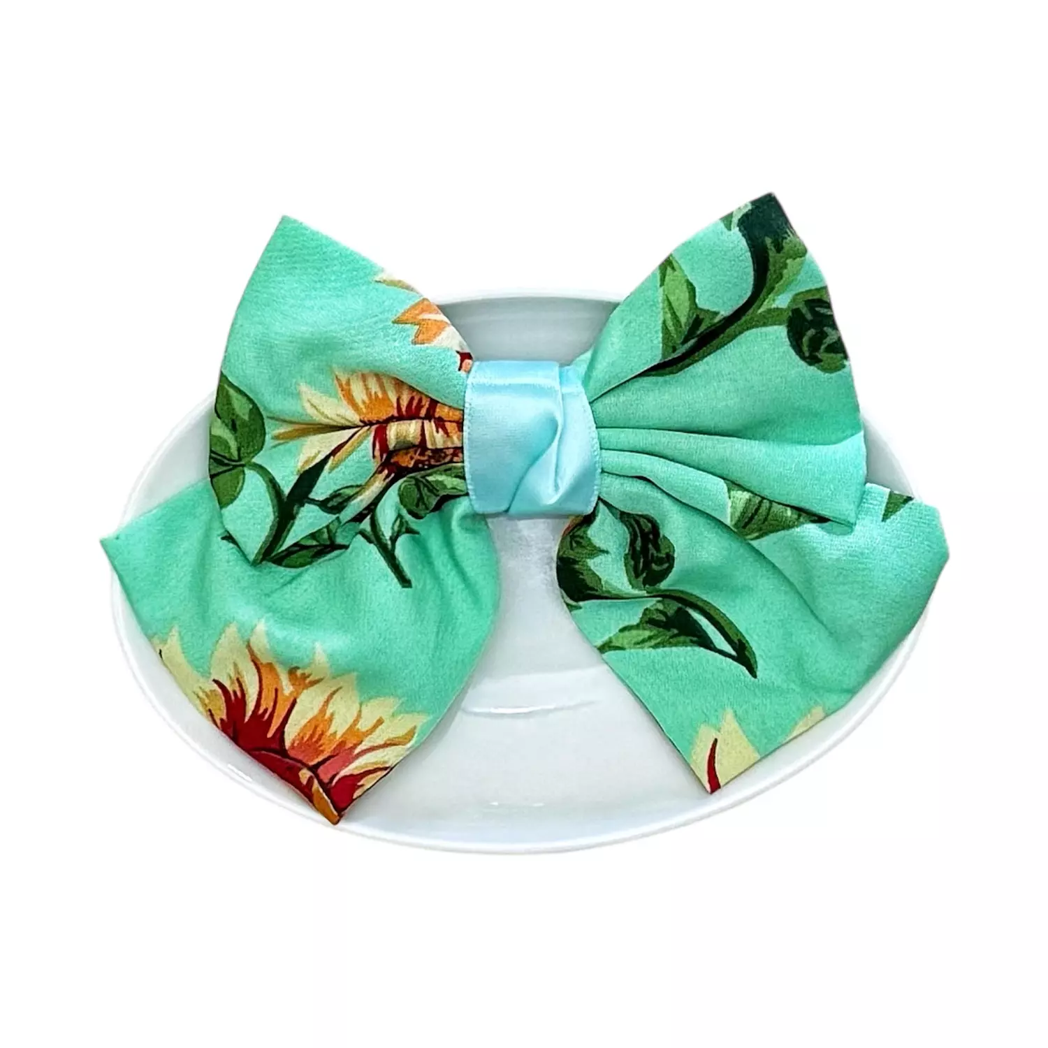 1 Pc Green Flowerista Hair Clip image