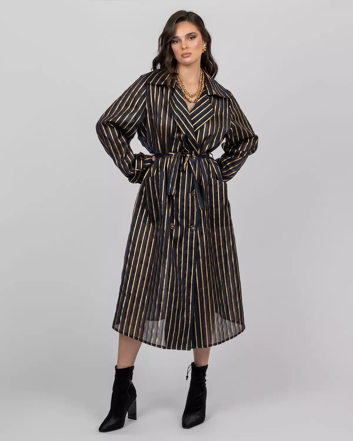 Organza Trench Coat image