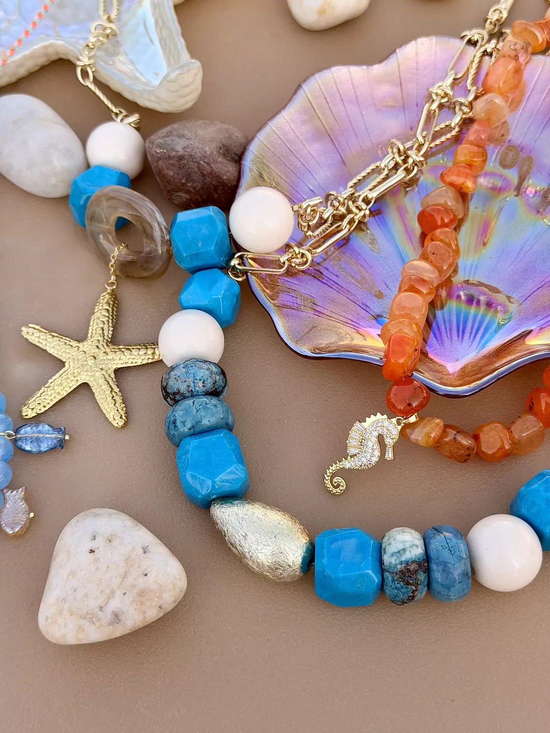 Earthy Blue Statement  3