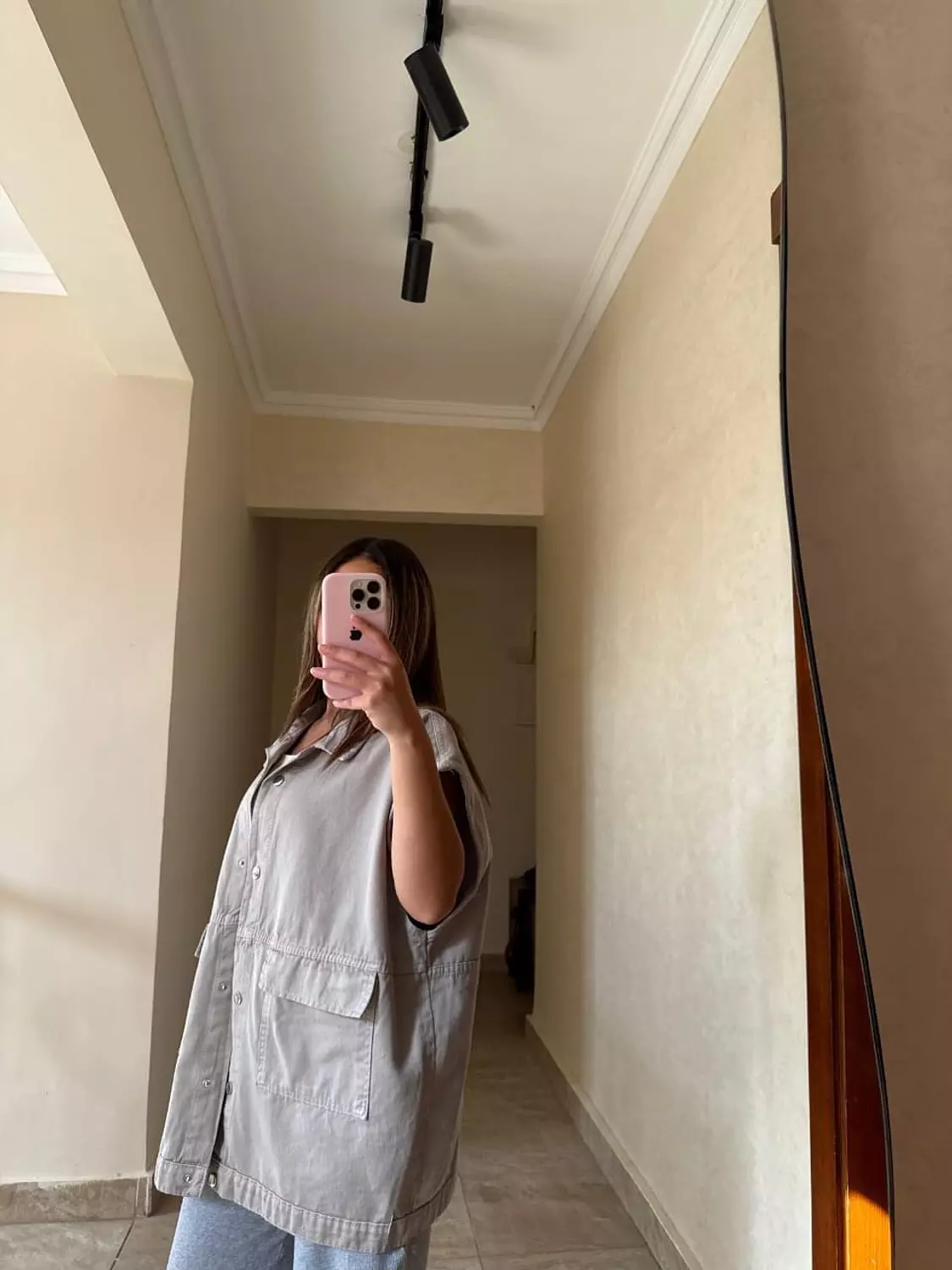 Long Gabardine Vest 20