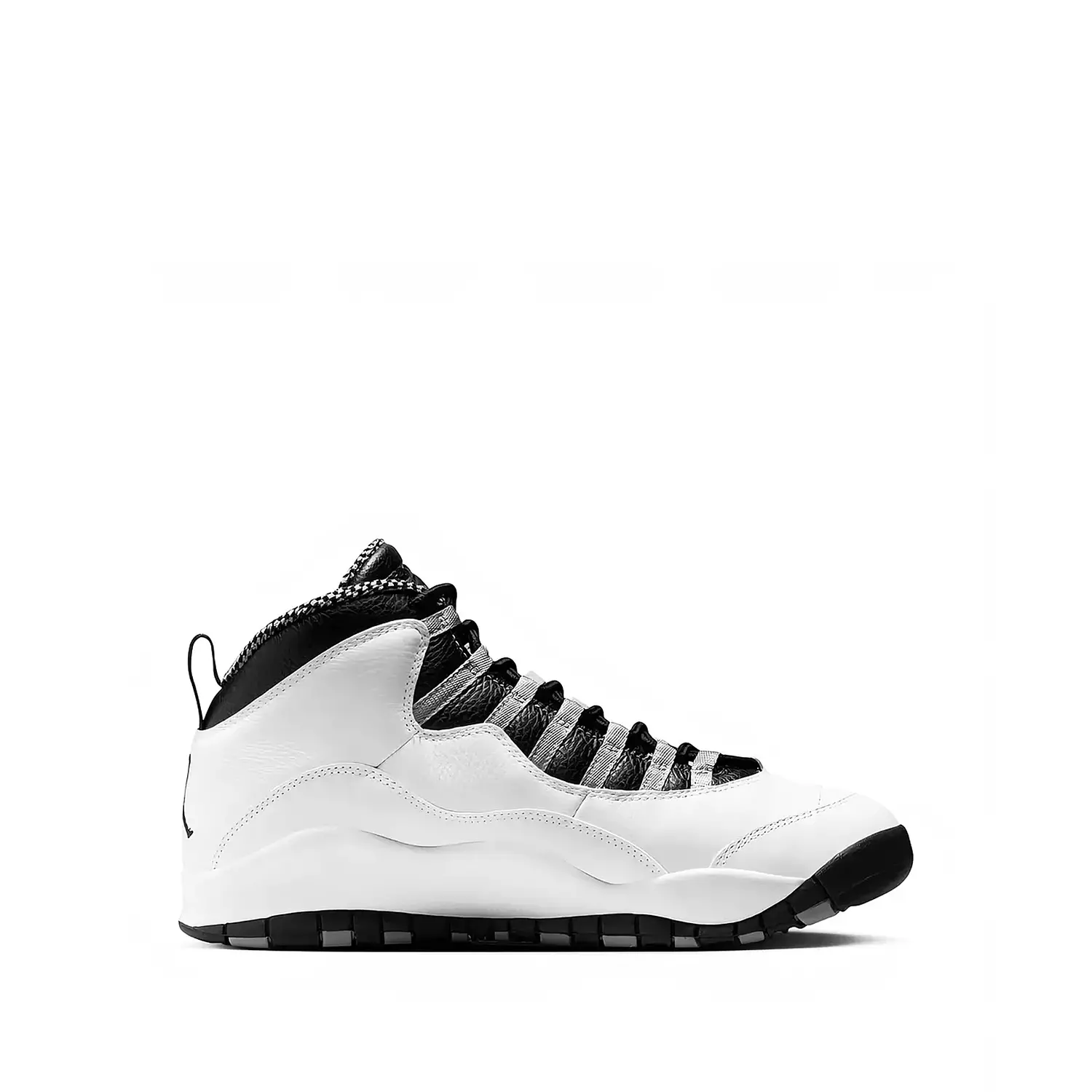 Jordan Air Jordan 10 Retro Trainers White Black Light Steel Grey Dark image