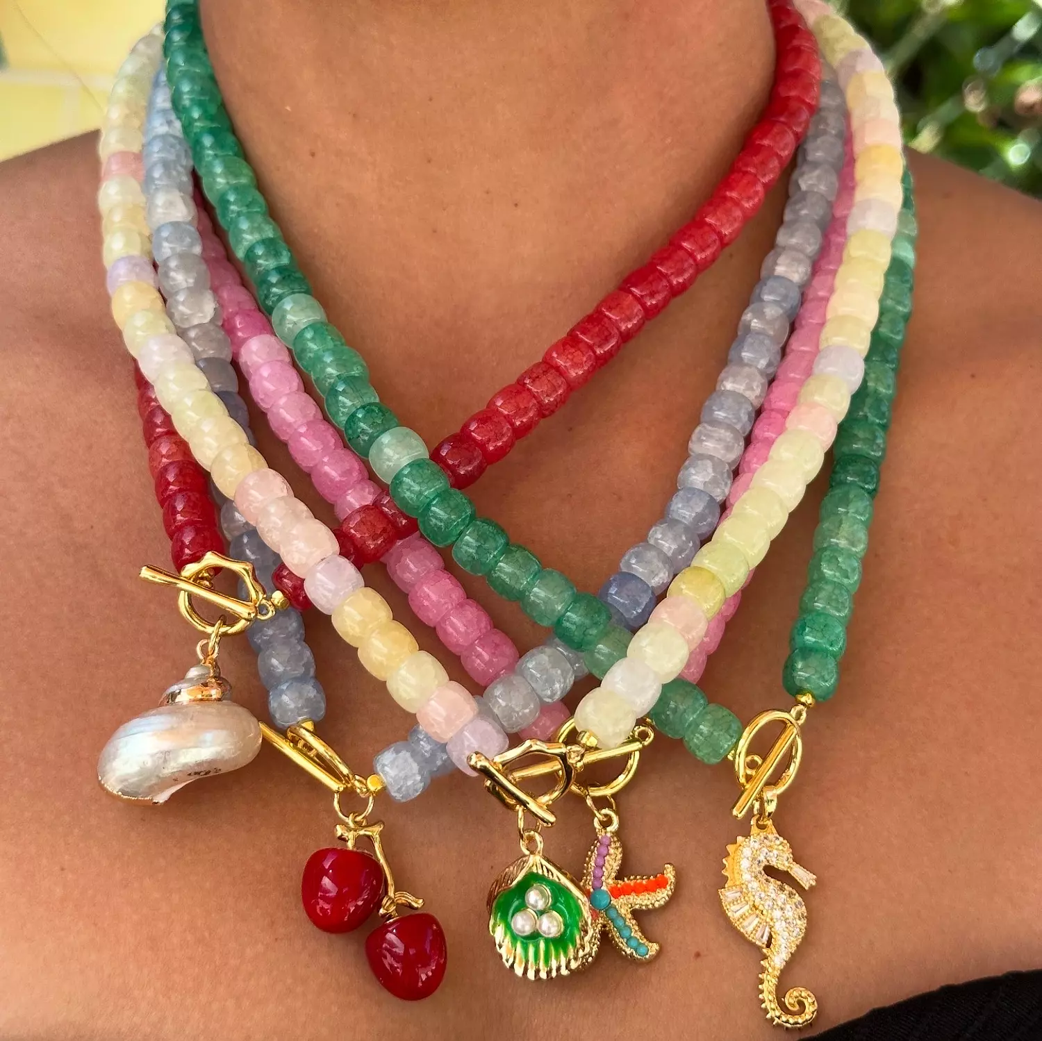 Pastel Shelly Necklace hover image