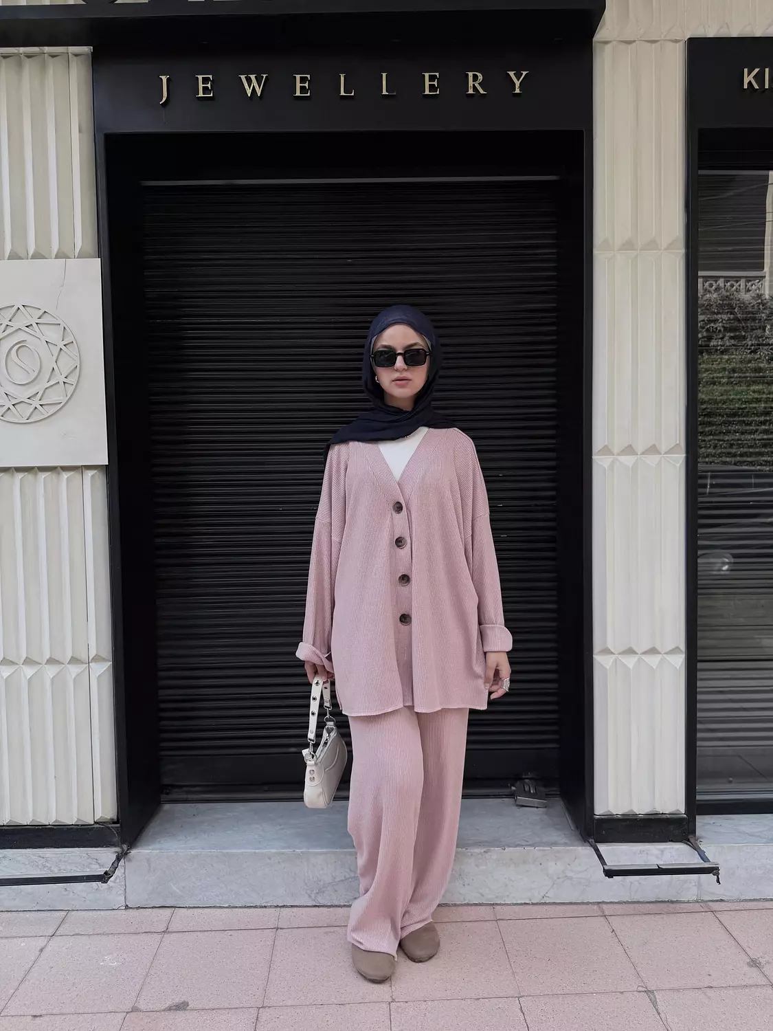 Flair knit set  rose pink 2