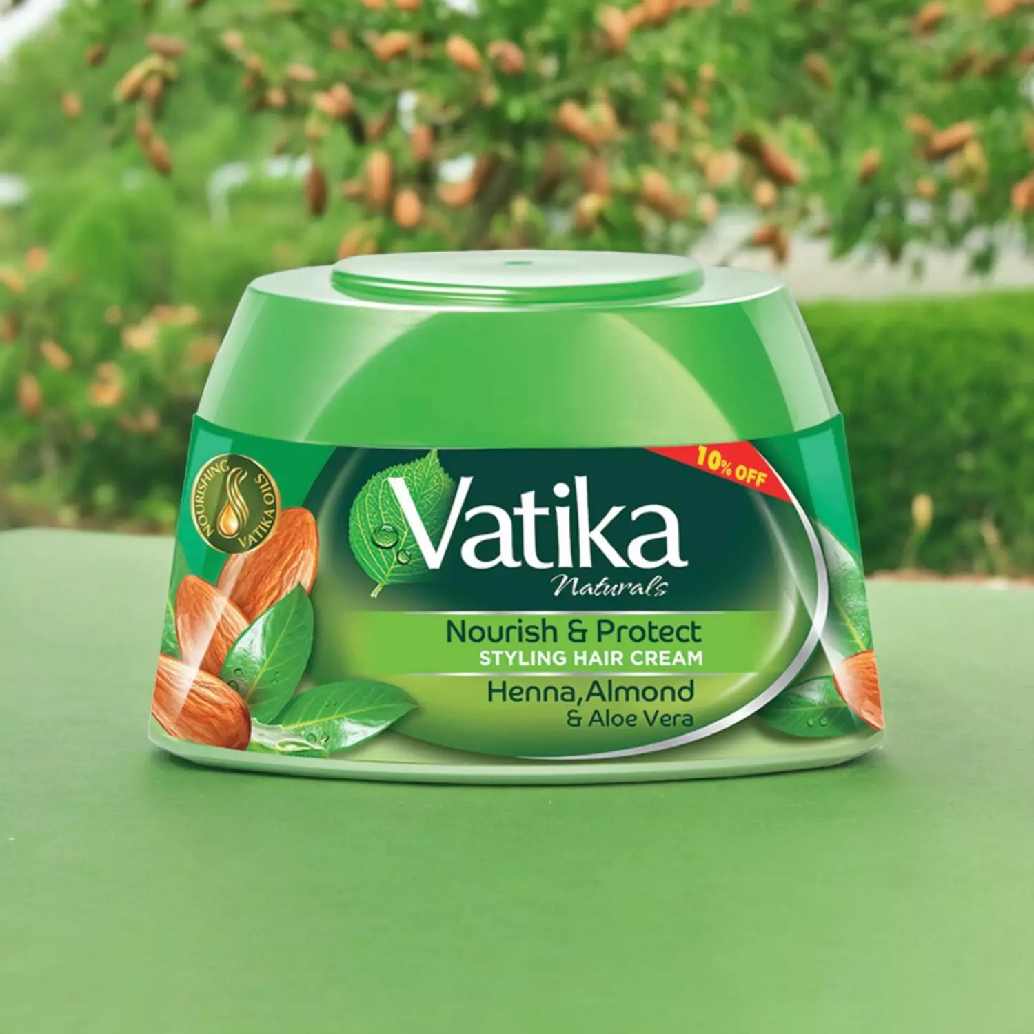 Dabur Vatika Hair Cream With Olive And Henna - 210 ml image