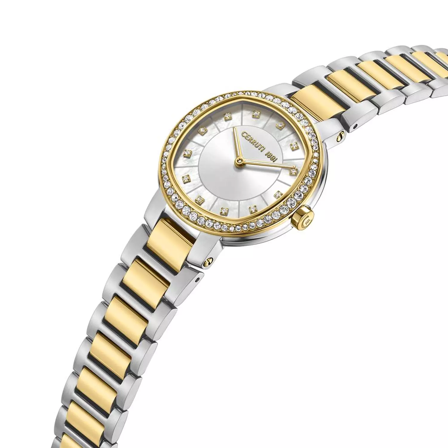 Cerruti 1881 Two-Tone Gold Diamond Watch CIWLG0086504 1